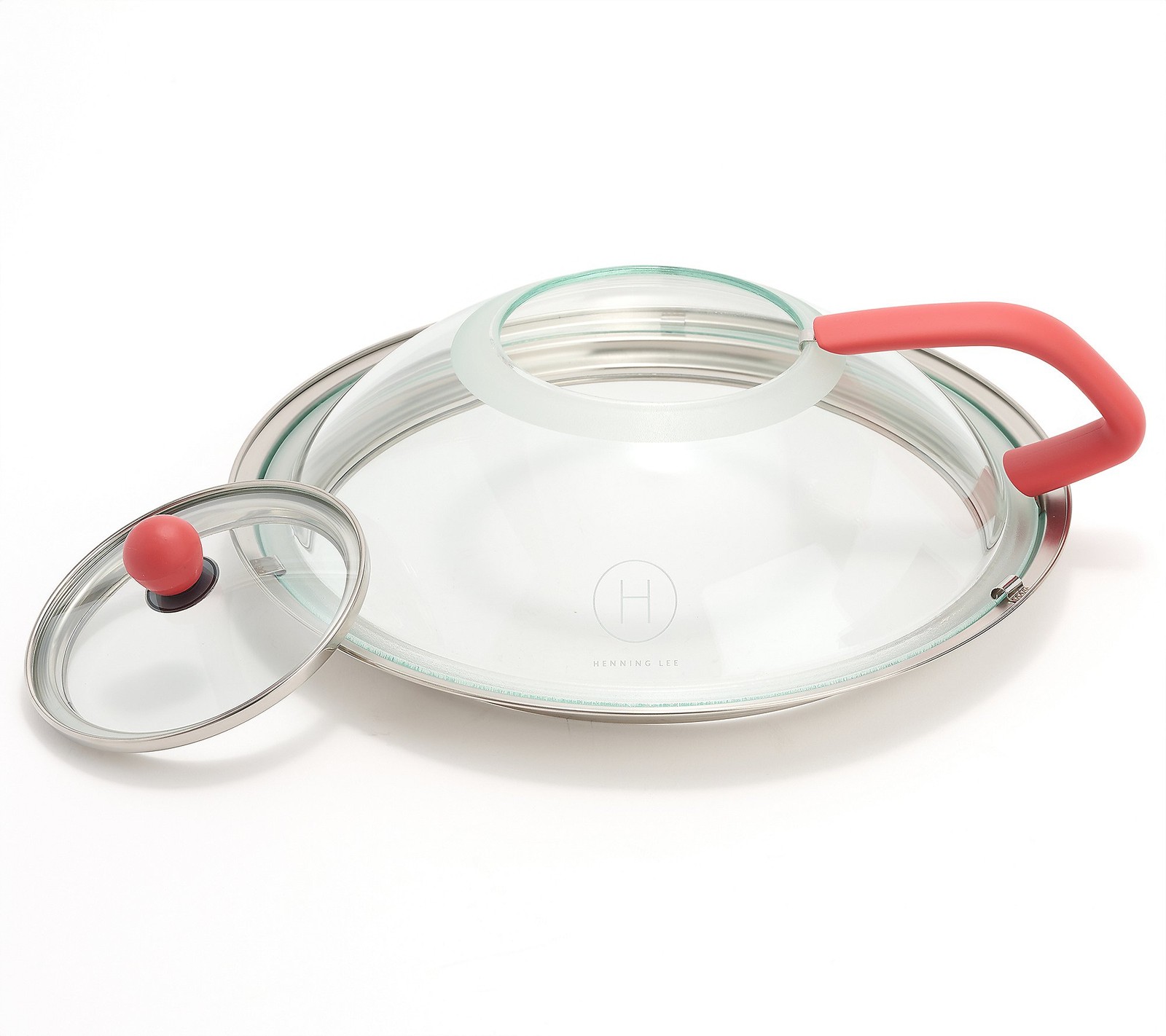 Henning Lee Universal Stir-Through Lid for Pots & Pans, Fits 10″ to 12.5″
