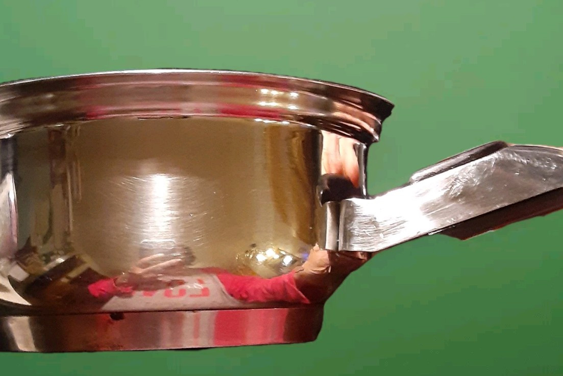 NUTRI-STAHL STAINLESS 1 QUART SAUCEPAN W/LID