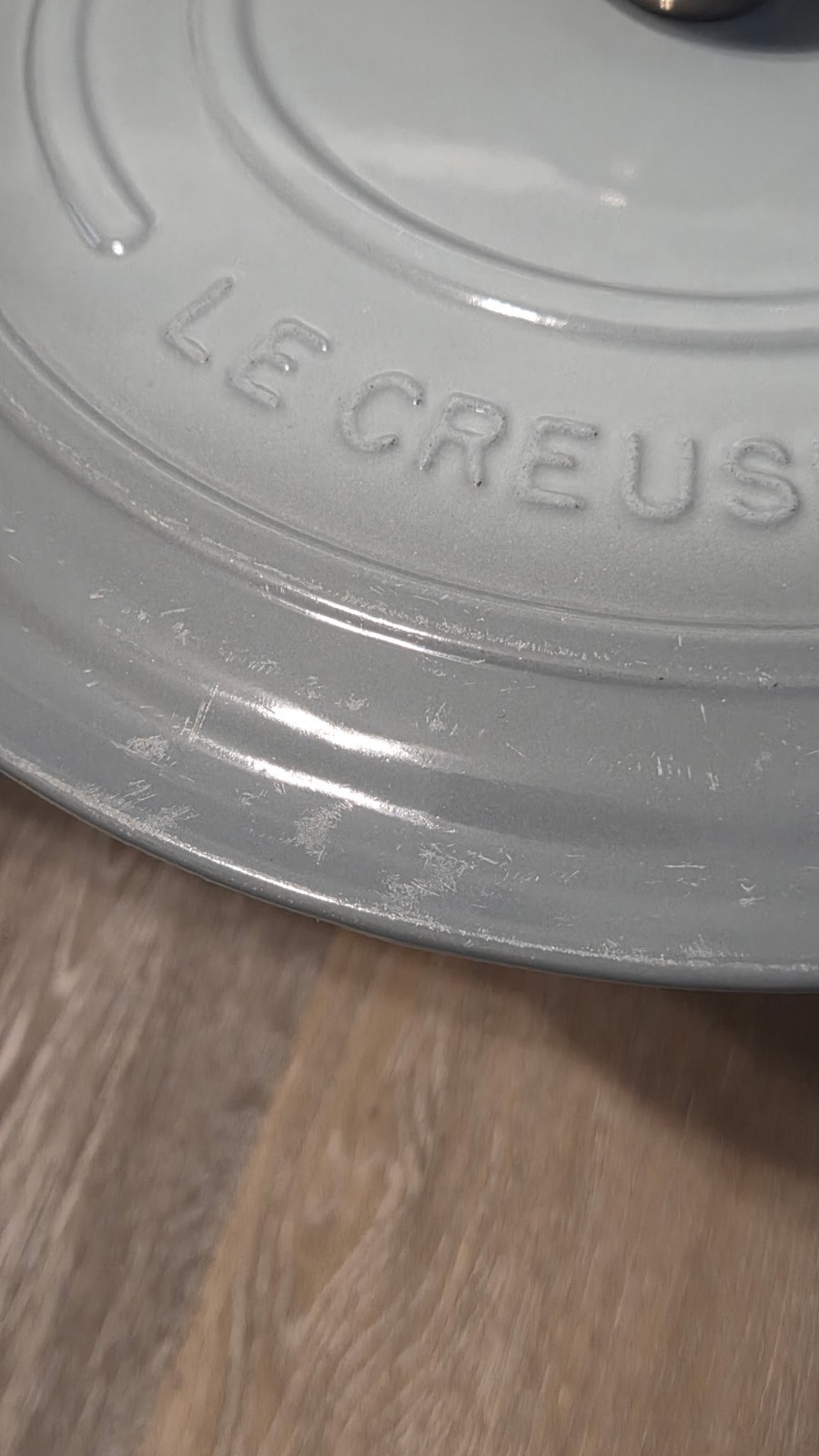 Le Creuset Enameled Cast Iron Signature Risotto Pot 6.75Qt #30 Sky Blue