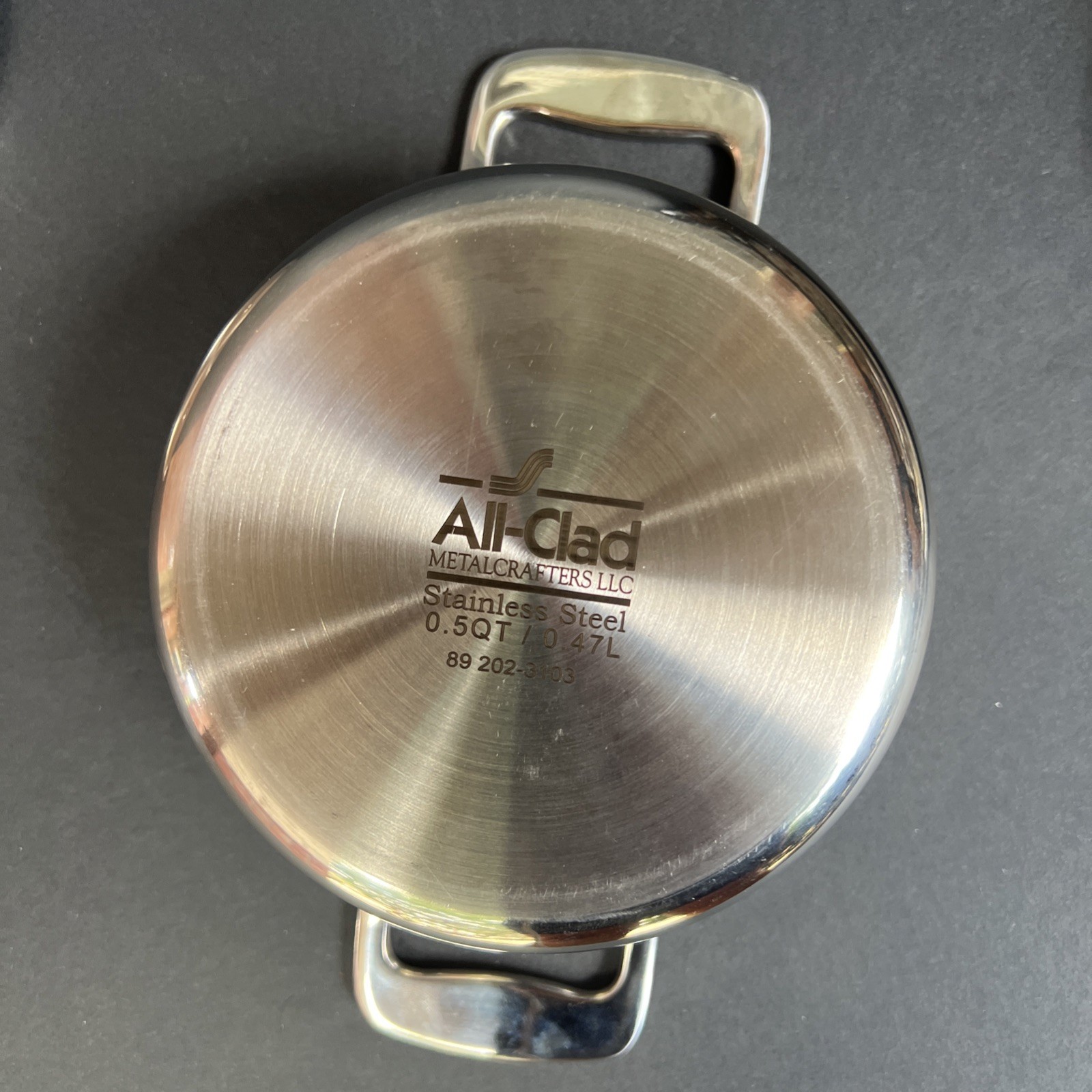 All-Clad Stainless Steel Mini Dutch Oven Cocotte Pot with Lid .5 Qt (1/2 Quart)