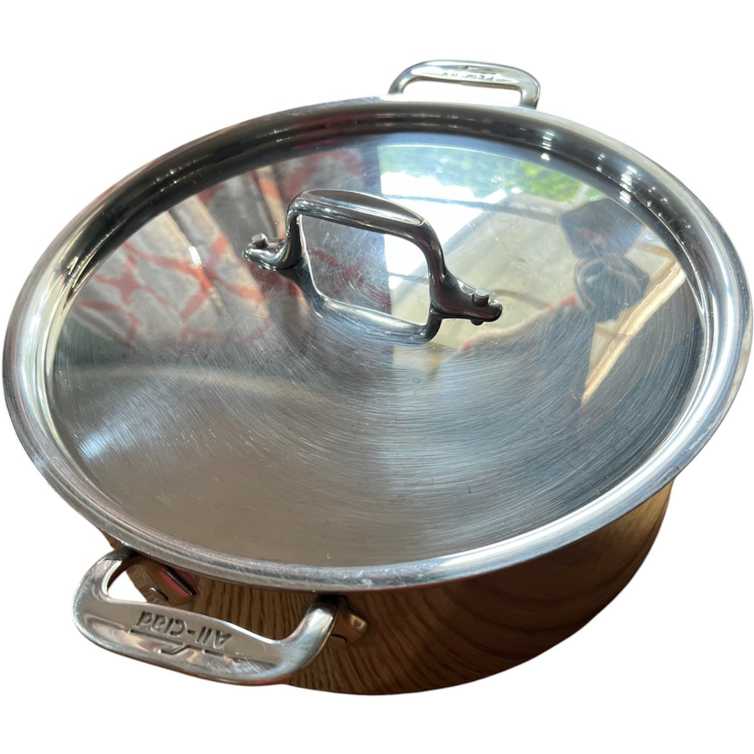 All-glad Stainless Steel Pot Tri-ply With 2 Handles Early Production