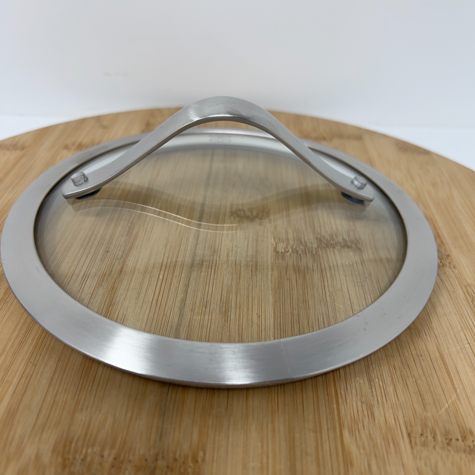 7 in Calphalon Glass Lid For Pot Or Pan ~ Stainless Steel 7 inch with Gasket