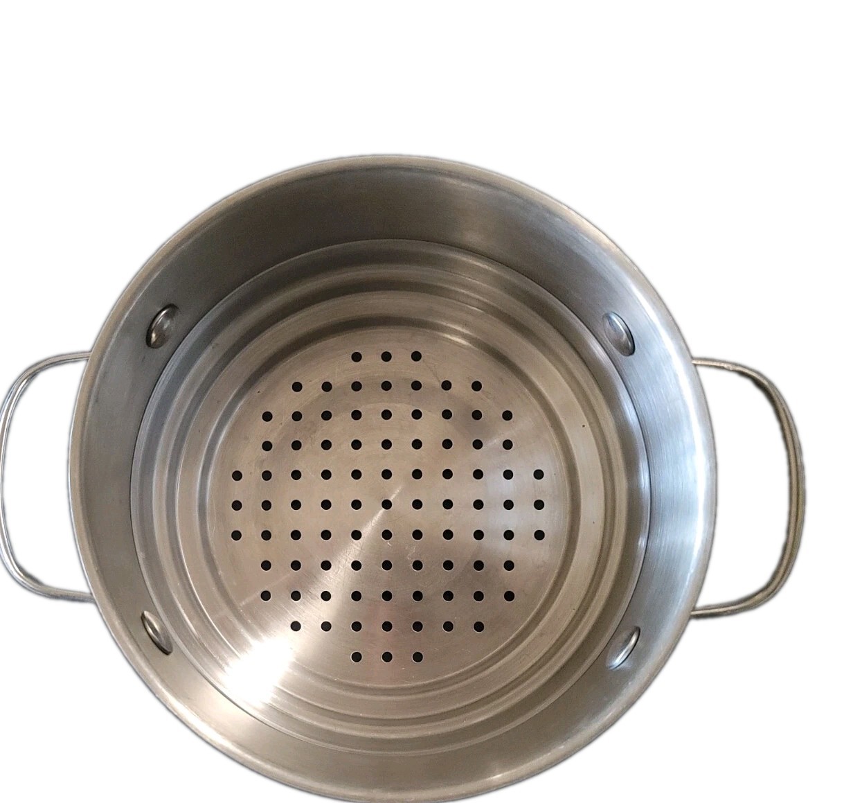 Steamer Insert Stainless Steel Basket Cooking Club of America Pan 7 .5 Inch