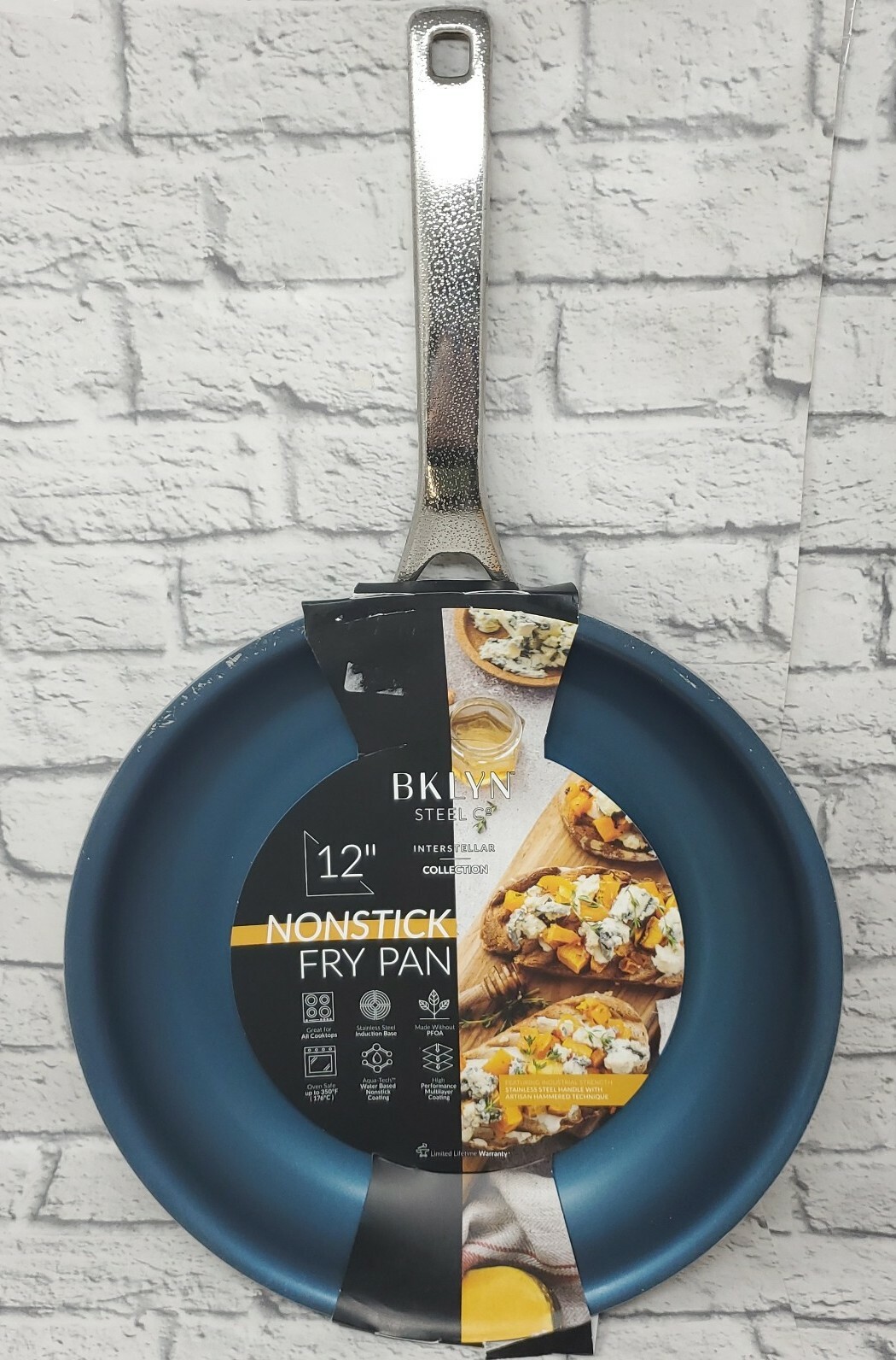 BKLYN Steel Co. Interstellar Flared Sparkle Cookware Aluminum Fry Pan 12″