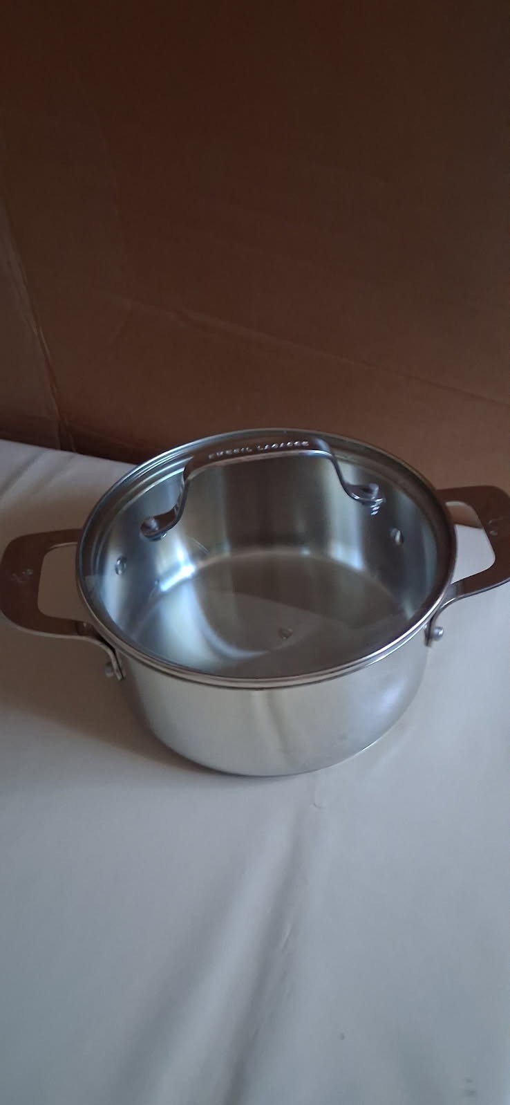 Emeril Lagasse 3 Qt-2.8L Soup Pot Stainless Steel With Glass Lid
