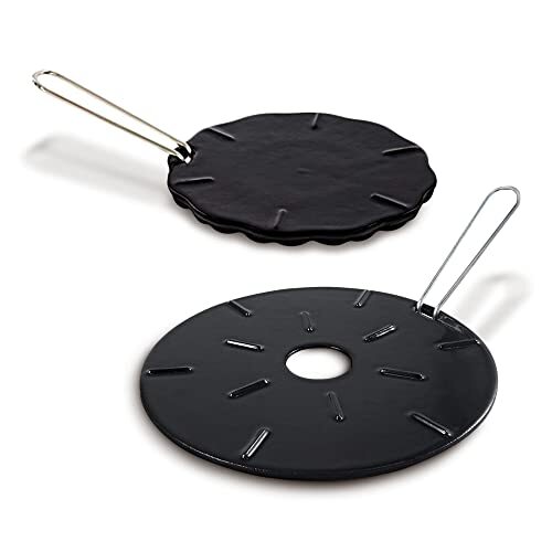 Cast Iron Heat Diffuser For Gas Stove “ 2 Sizes Included “ 8.25 And 6.75 Inch He
