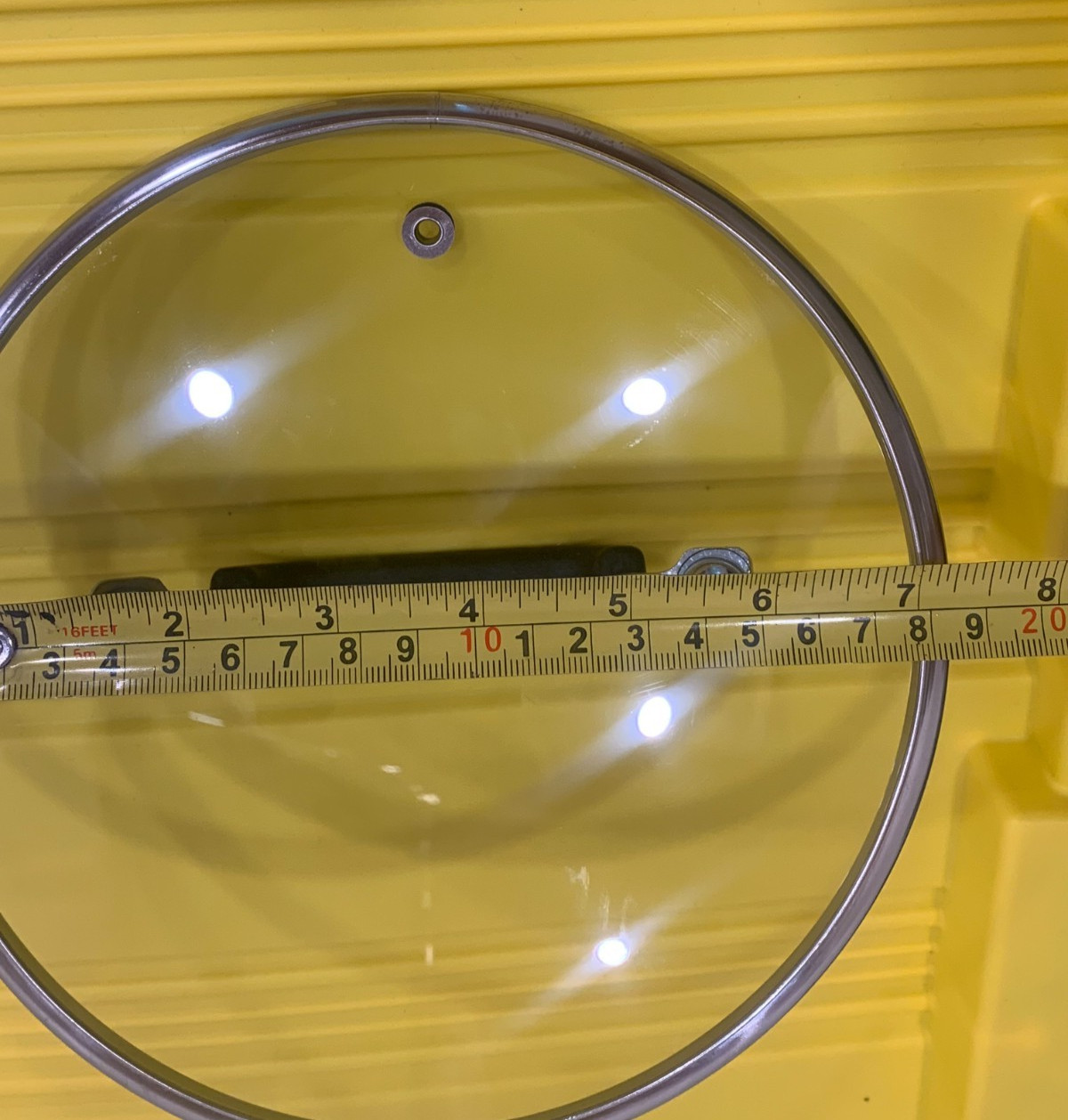 T-FAL Round Glass Vented 7″Inner Replacement Lid for Pot/ Pan / Saucepan