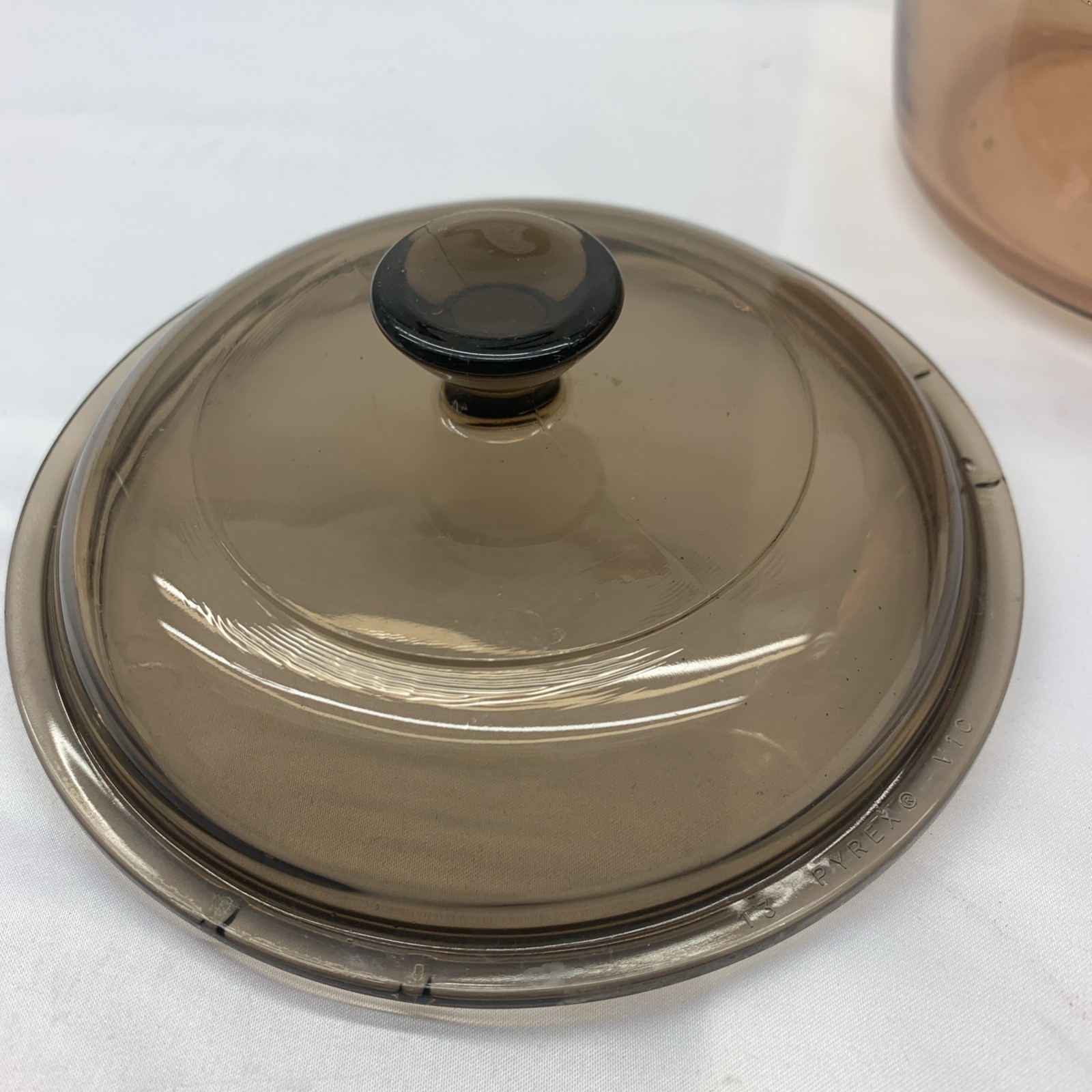Vision Corning USA 1L Amber Sauce Pan w/ Lid & 0.5L Skillet