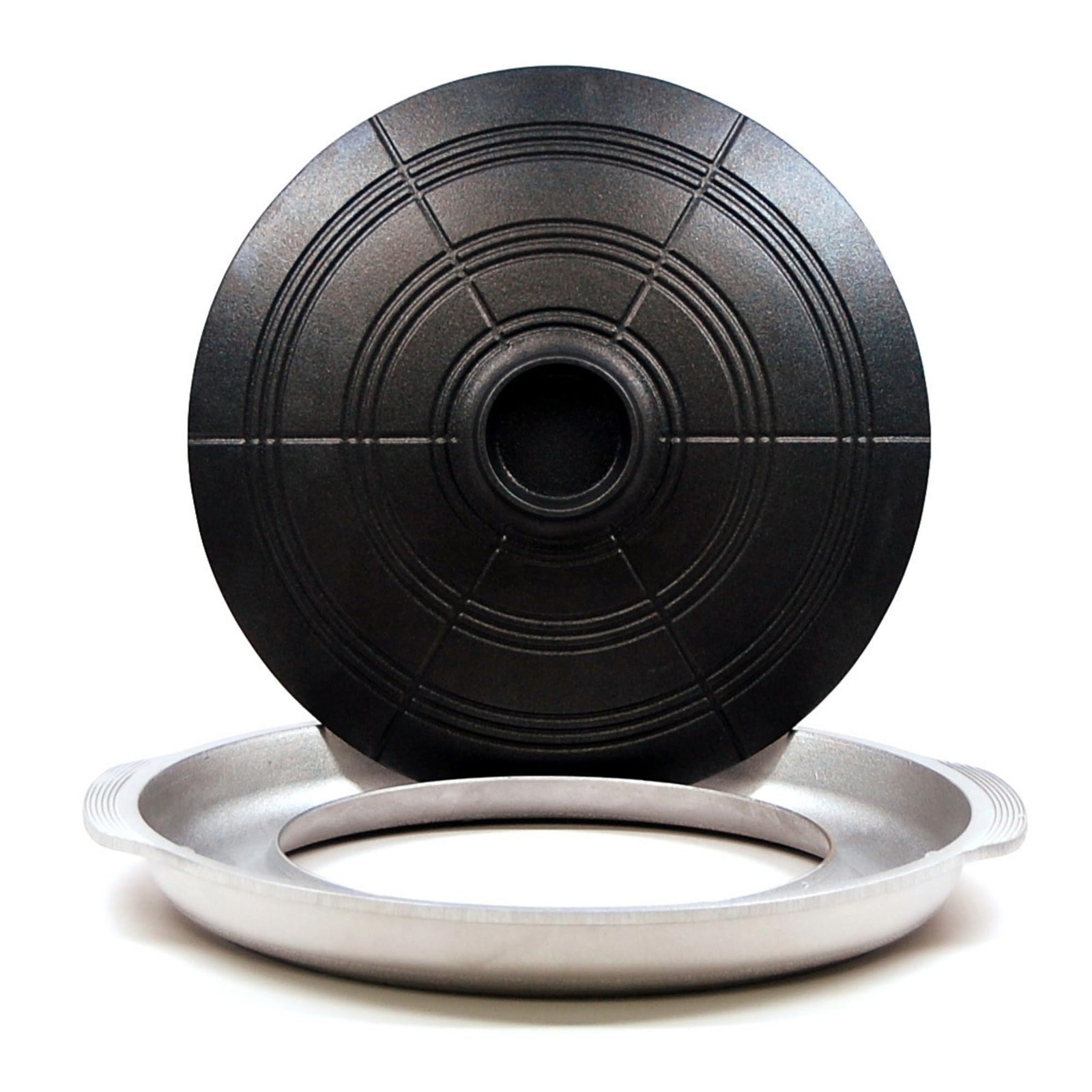 COOKKING – Korean Traditional BBQ Grill Pan, Cauldron Lid Standard, Black