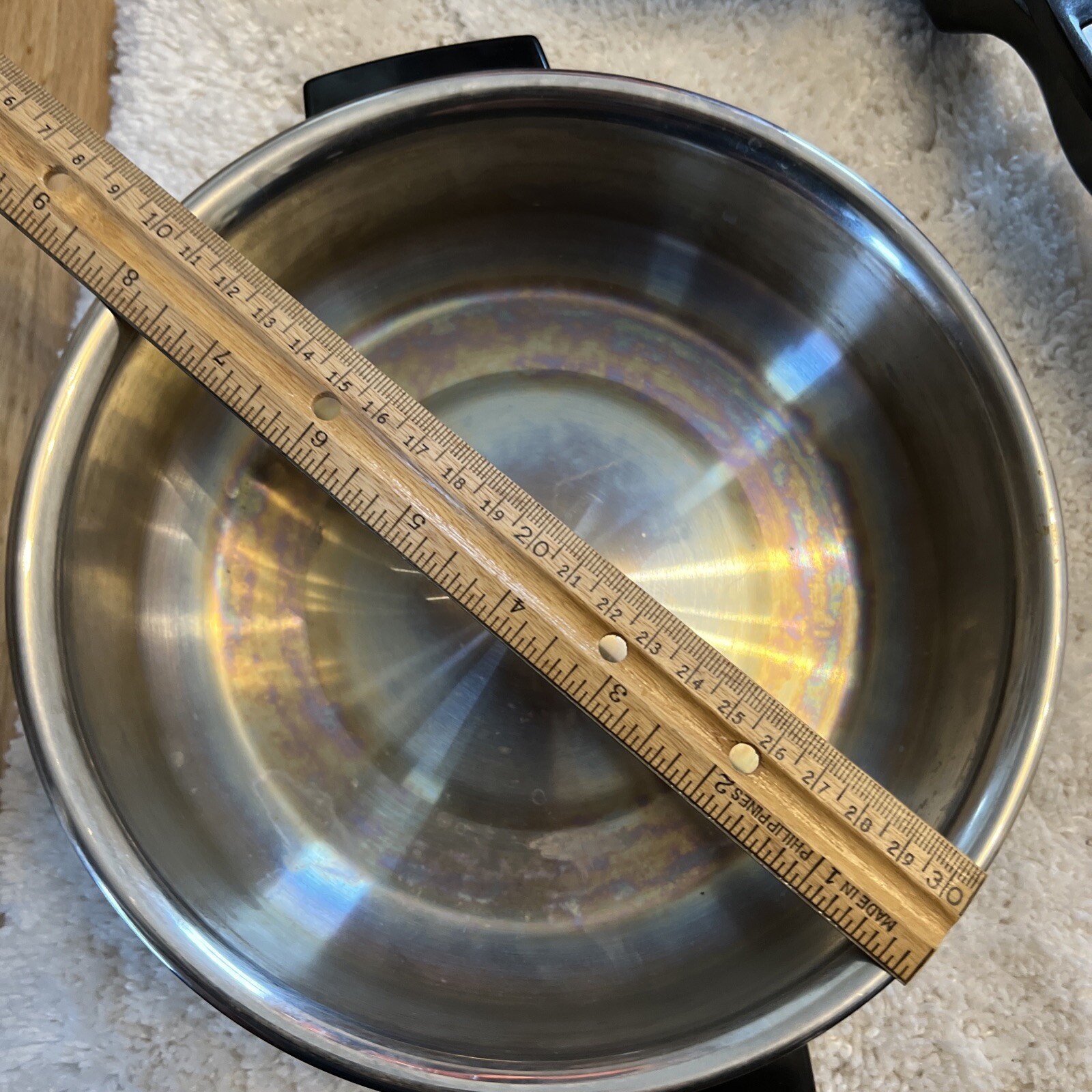 Carico Ultra Tech Stainless Cookware (7) Pan Skillet Pots T304SS USA Ultra Core