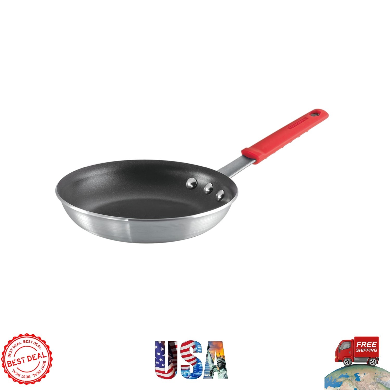 Elegant 8-Inch Non-Stick Frying Pan – Oven Safe up to 400°F, Lifetime