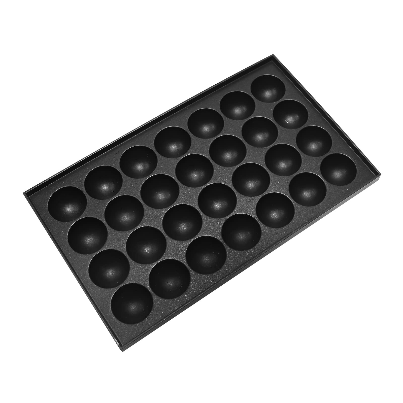 Aluminum Takoyaki Pan Square Cooking Plate Octopus Ball Maker 28 Hole 1.5 In