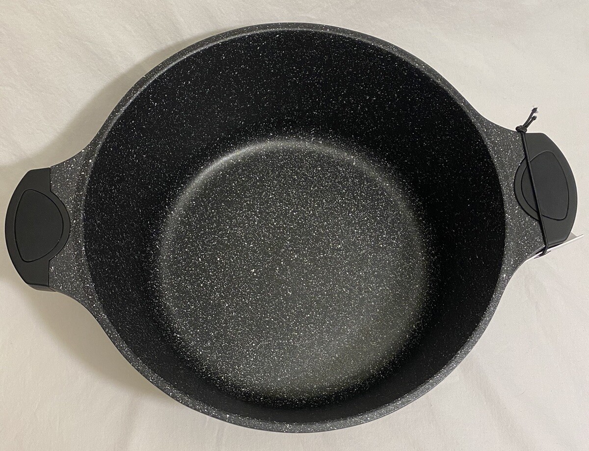 D&W Deane & White 10.3qt Premium Black Casserole Pot W/Lid 12.5” NWT