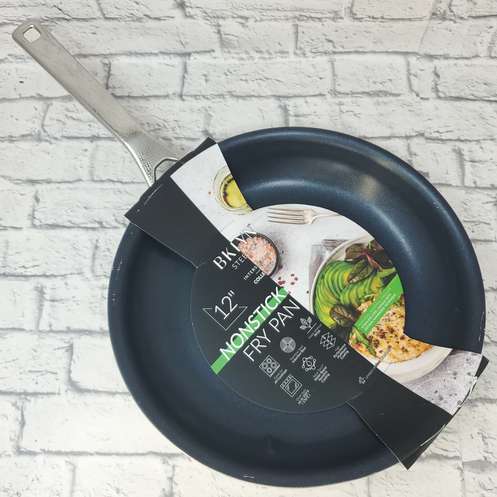 BKLYN Steel Co. Interstellar Flared Sparkle Cookware Aluminum Fry Pan 12″