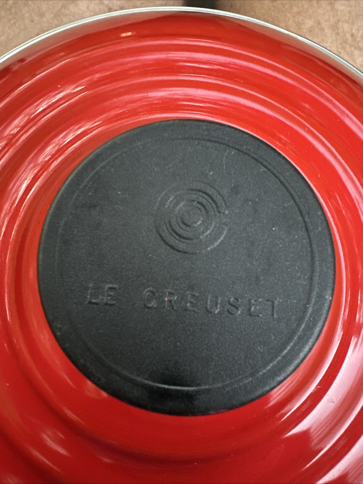 Le Creuset Stock Pot Replacement Lid Enamel Steel 8.5″ With Black Knob
