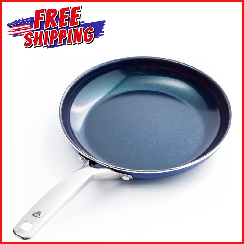CERAMIC NONSTICK COATING FRYING PAN Blue Diamond 10″ Cooking Frypan Cookware NEW
