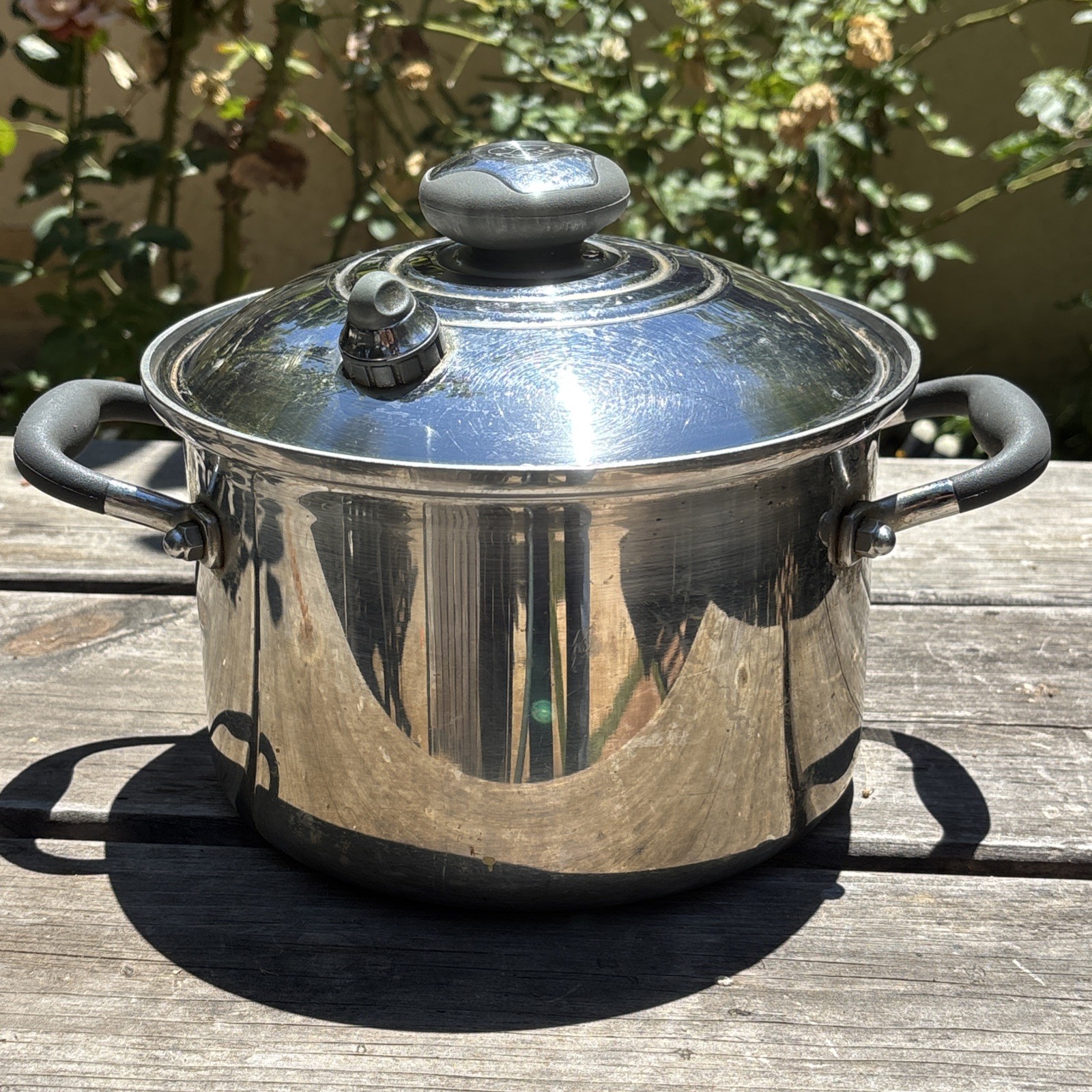 Royal Prestige 4 QT Pot 5 Ply T-304 Stainless Waterless Cooking Made in Italy