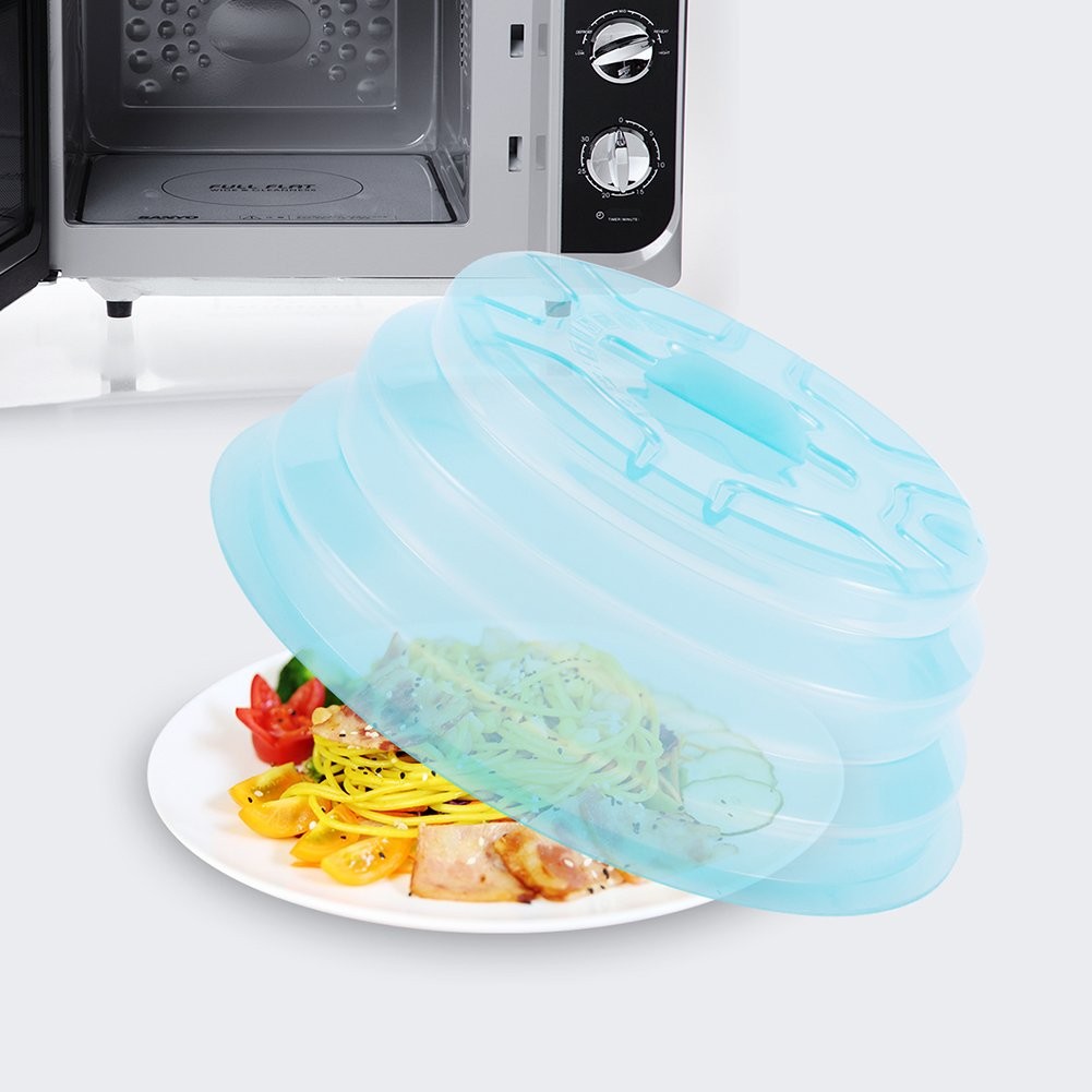 Collapsible Silicone Microwave Plate Cover Splatter Guard, Dishwasher Safe & …
