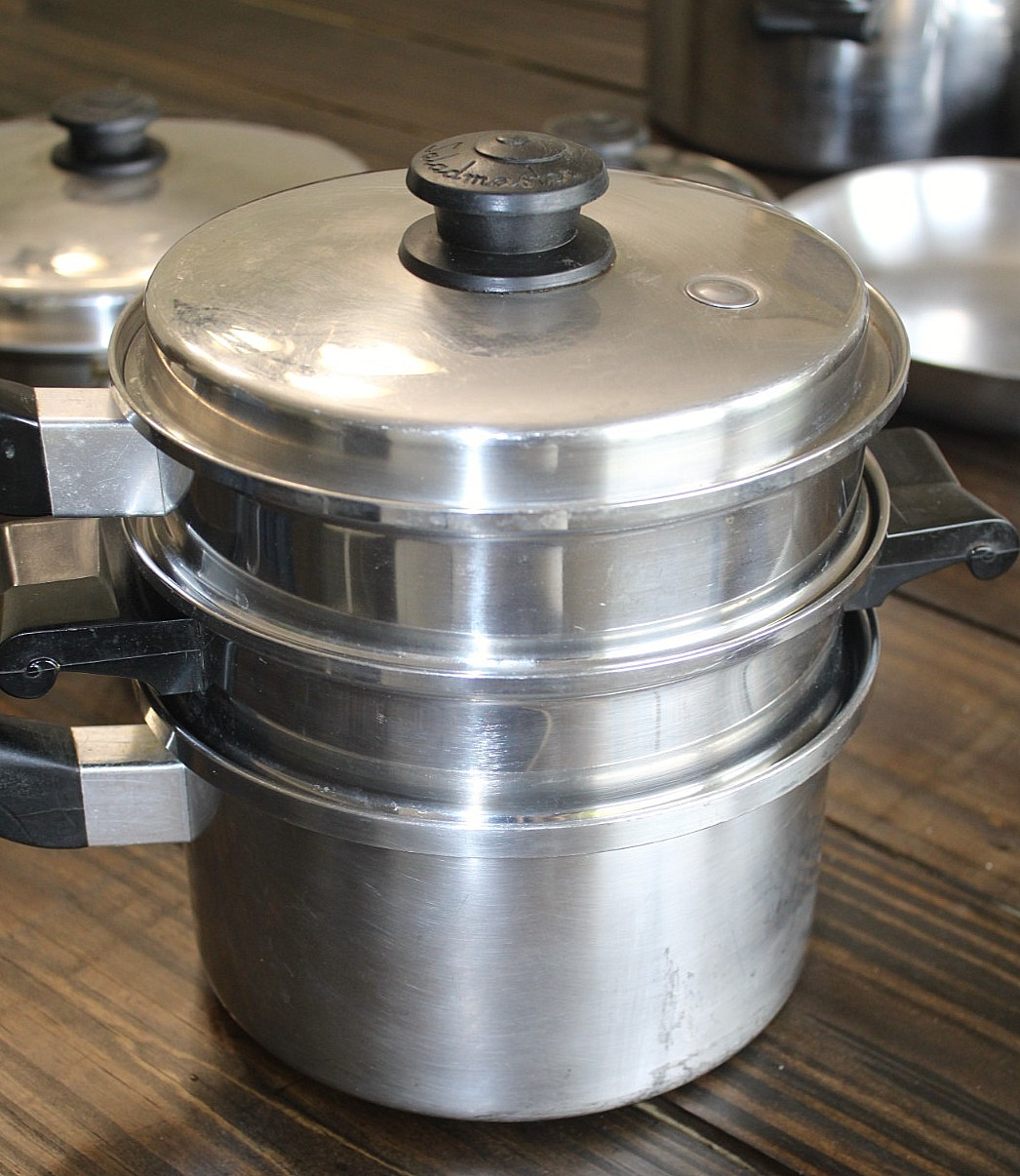 Saladmaster 13 Piece Set – T304S Stainless Steel – Vapo Cookware Pot Pan Skillet