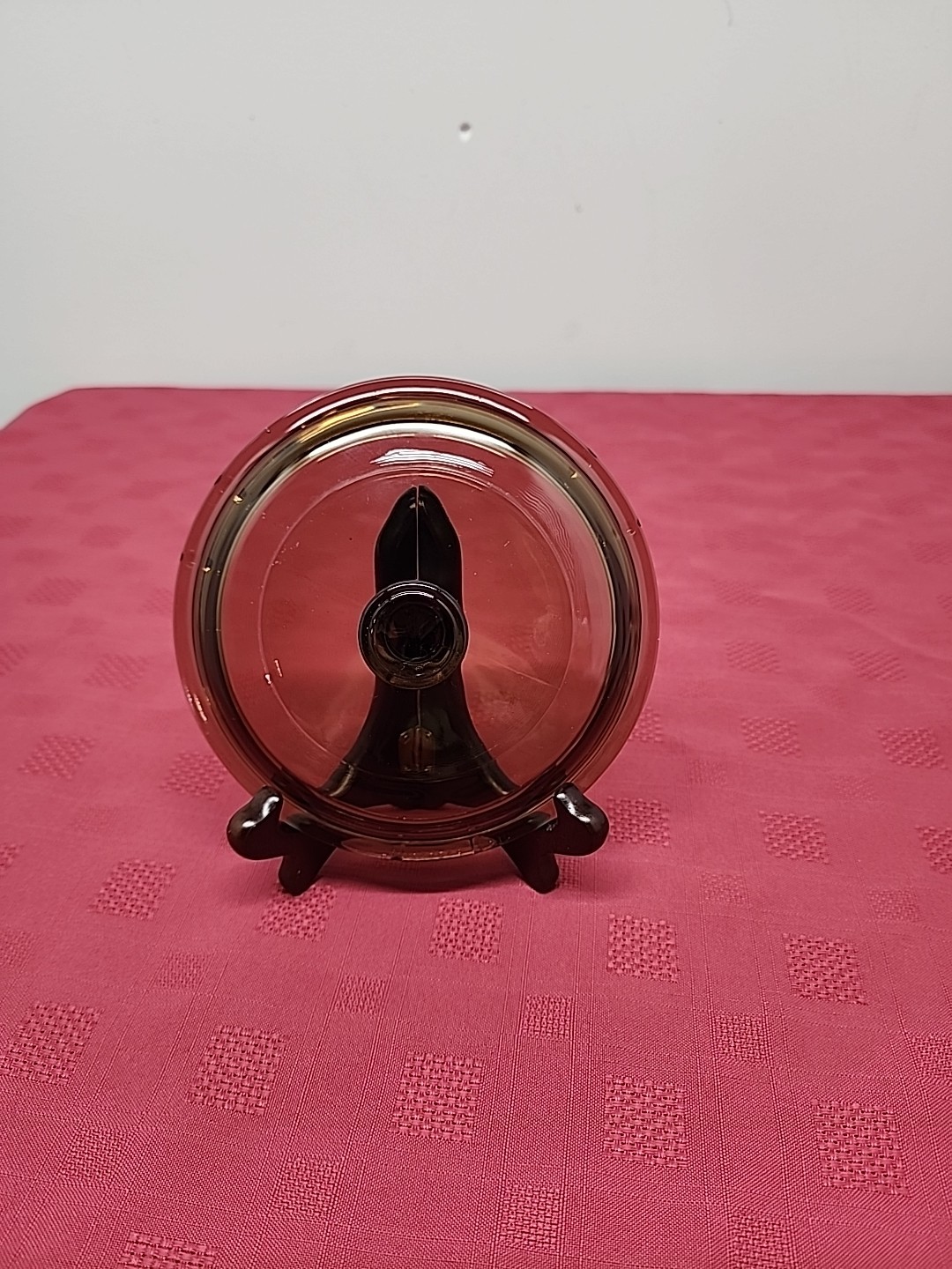 Vintage Pyrex Corning Ware Visions P81C Amber Replacement Glass Lid 6″