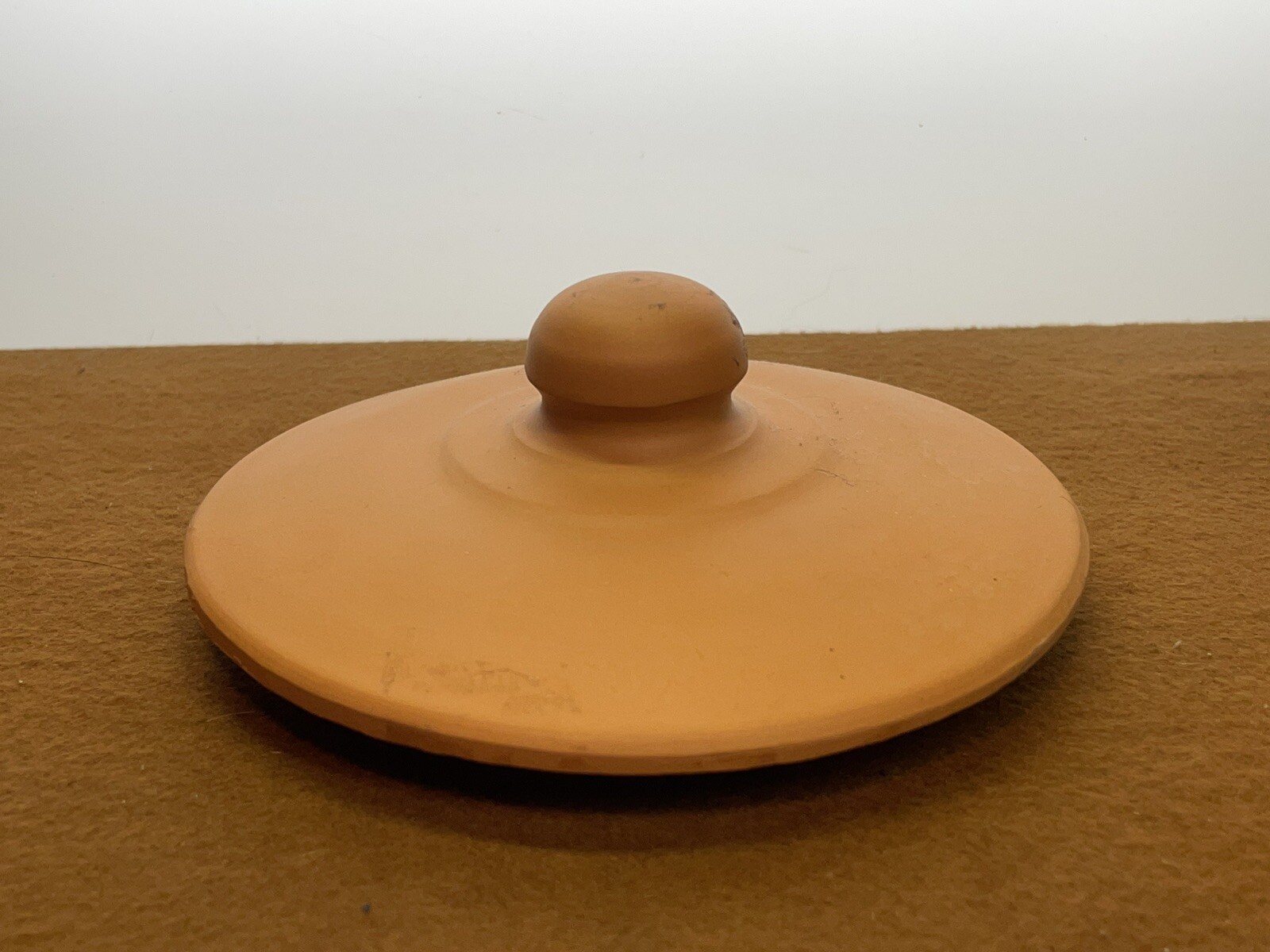 Clay Earth Lid 4.5 Inch Round Cooking Pot Lid Unglazed Terracotta