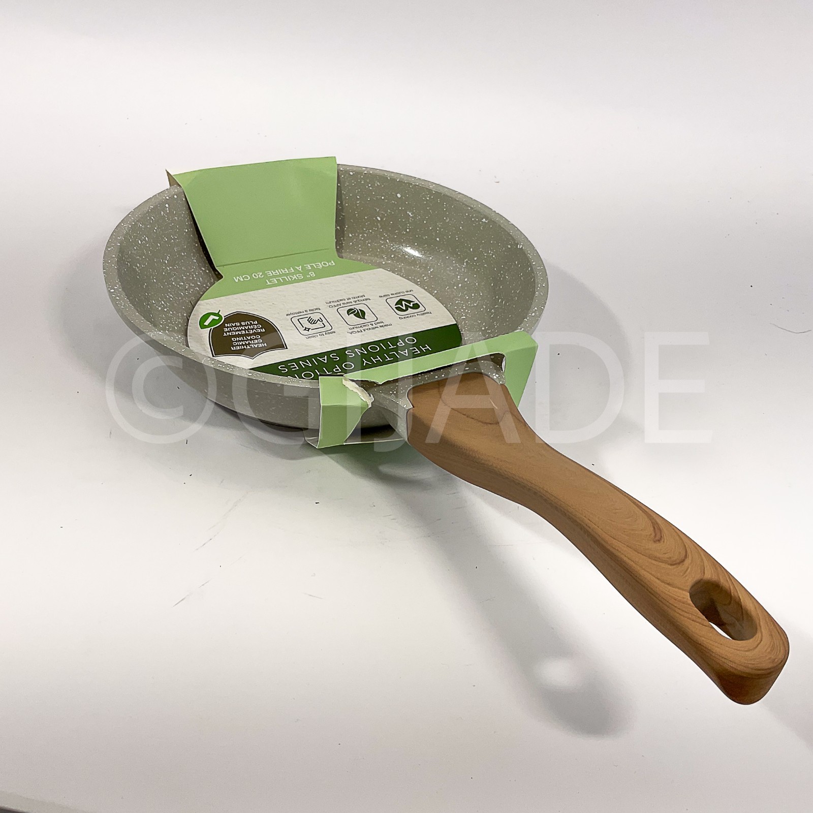 Masterclass Healthy Options Ceramic Frying Pan Nonstick Skillet Cookware 8″ New