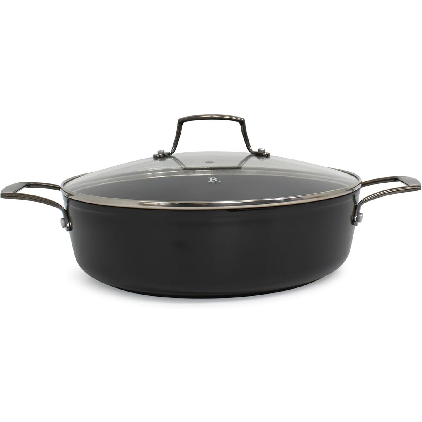 Blu. Cookware 11” Saute Pan with Lid, Non-Toxic, Non-Stick Ceramic,