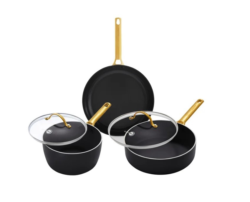 Nice In Box GreenPan Reserve Ceramic 5-piece Cookware Set