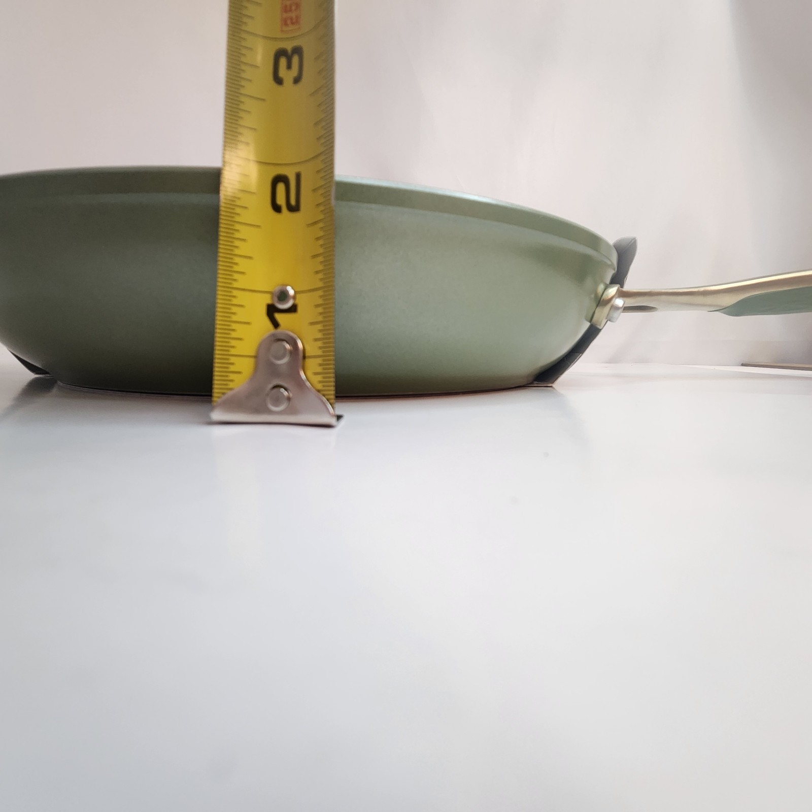 Thyme & Table 10 In Non-Stick Fry Pan Olive Heavy Duty Oven Safe New In Package