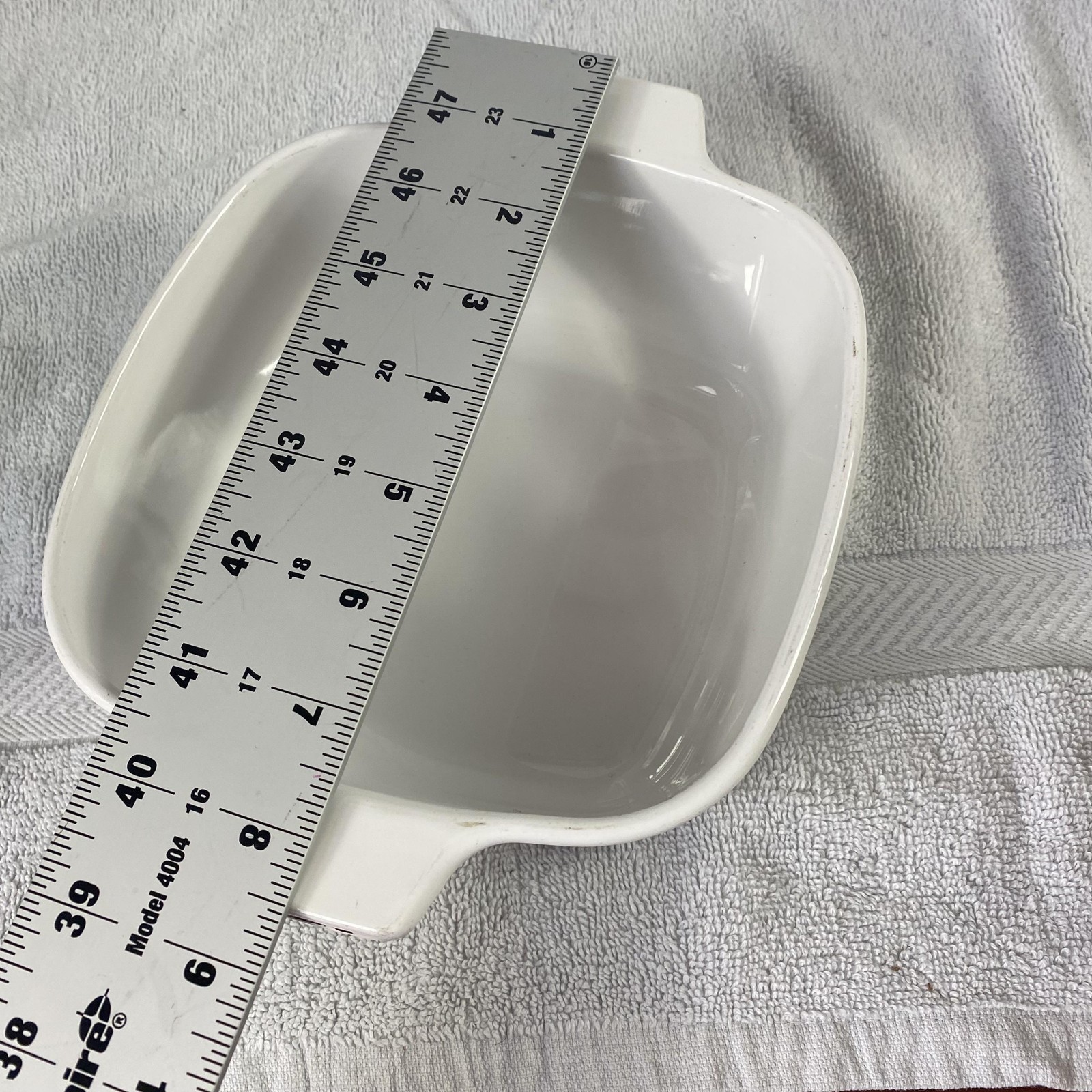 Vintage CorningWare Cornflower Blue Casserole Dish 1.5 Qt A-1 1/2-B White USA