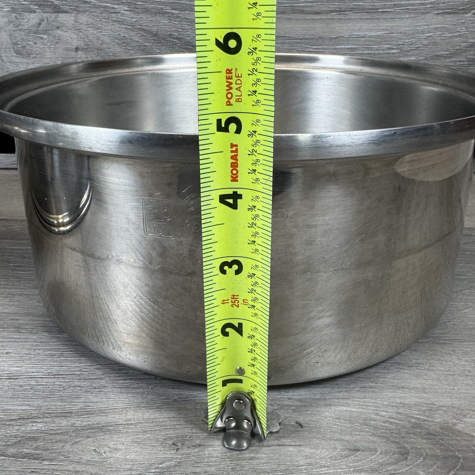 Townecraft Chefs Ware 6.5 Qt 5-PLY T304 Stainless Dutch Oven With Dome Lid