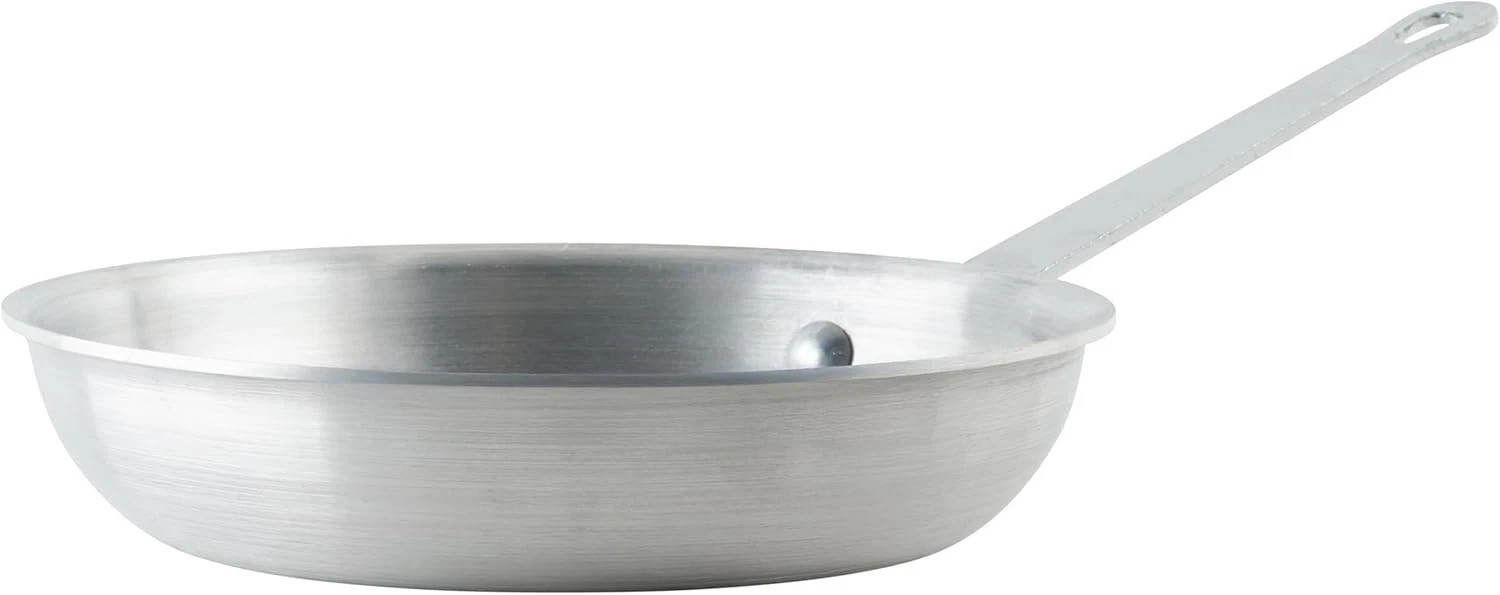 Commercial-Grade Aluminium Fry Pan/Skillet, Satin Finish, 8″