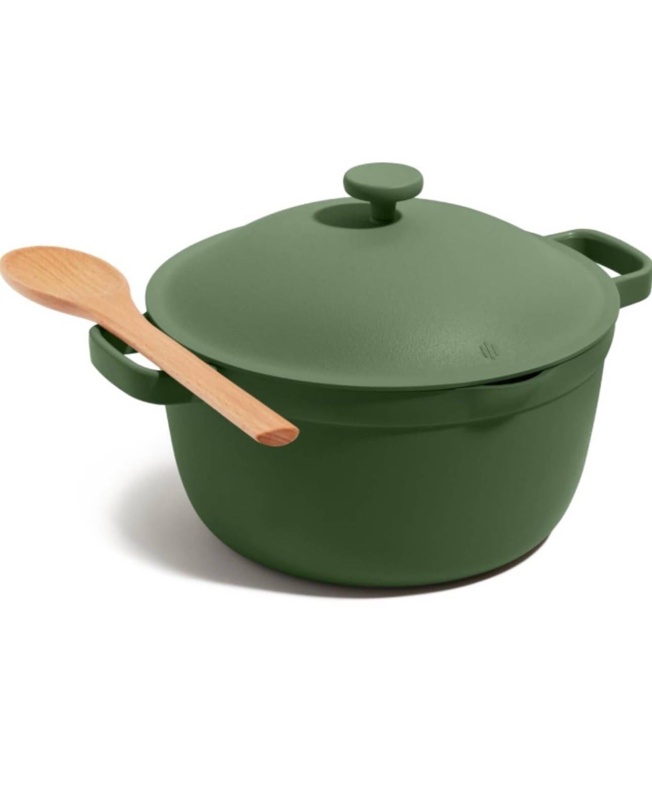 NWT Perfect Pot 2.0 by Our Place Sage 5.5 QT With Wooden Spoon