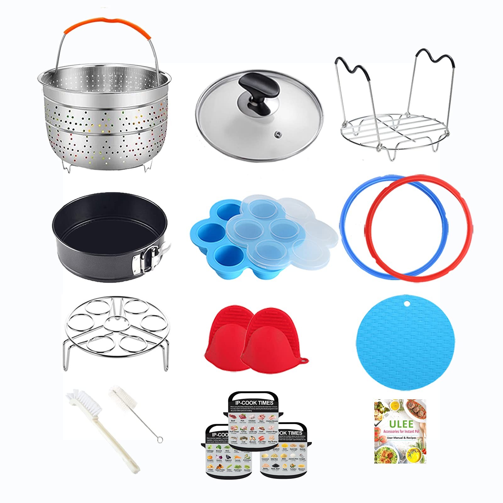 8 Quart Pressure Cooker Accessories Compatible with Instant Pot 8 Qt Only St…