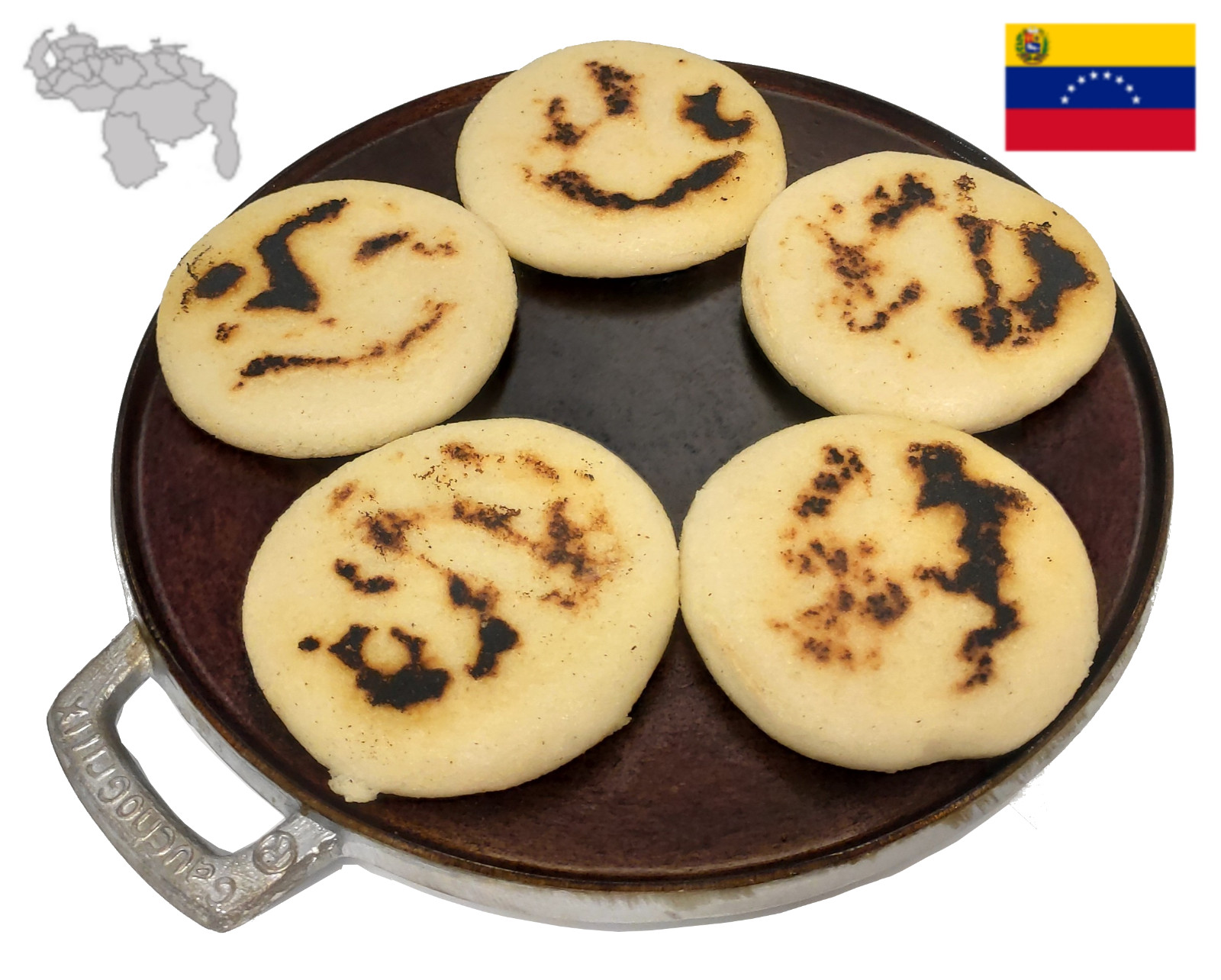 VIKO Budare pre-curado para arepas 26cm (10.2″ GauchogrillX pre-seasoned griddle