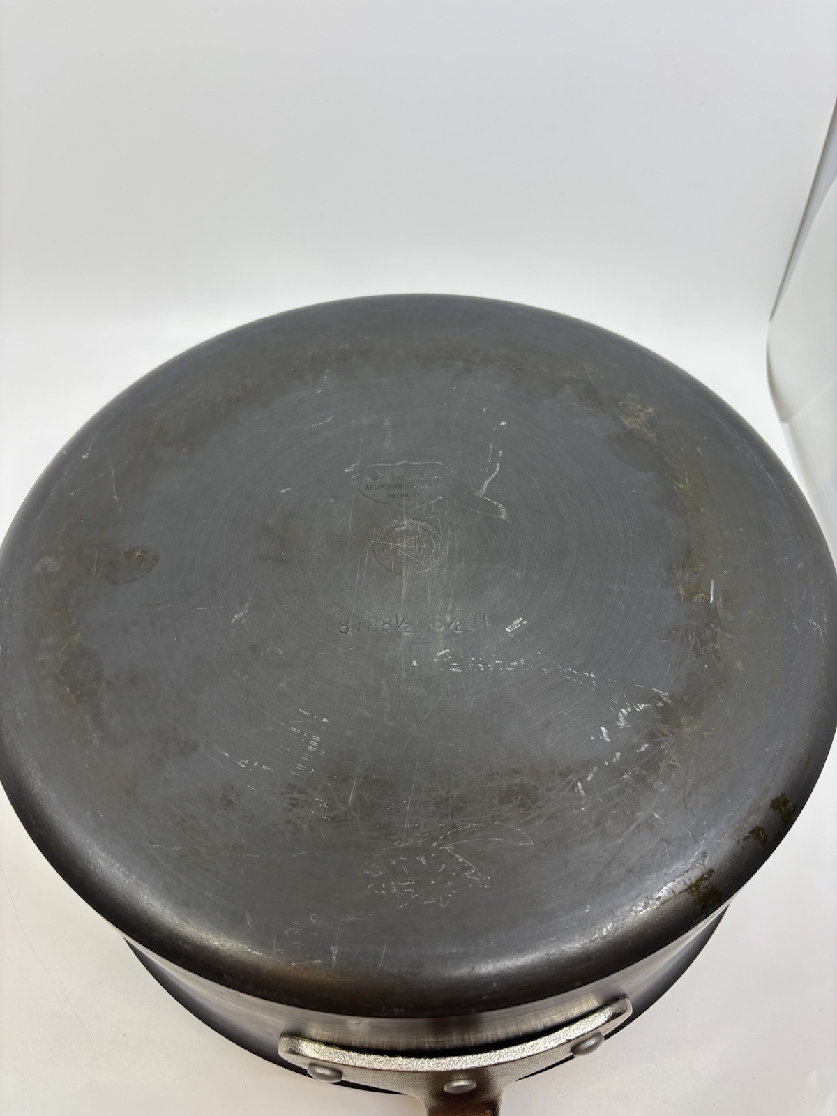 Calphalon Anodized NSF Commercial 8.5 qt. Sauce Pan w/ Lid #8788.5 USA RARE