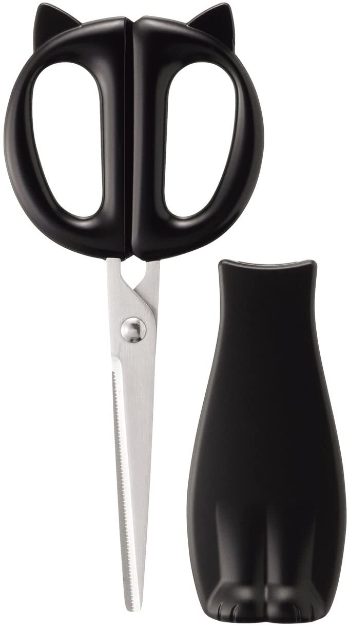 KAI House Kitchen Scissors & Cutting Board Nyammy DH2721 AP5180 MADE IN JAPAN