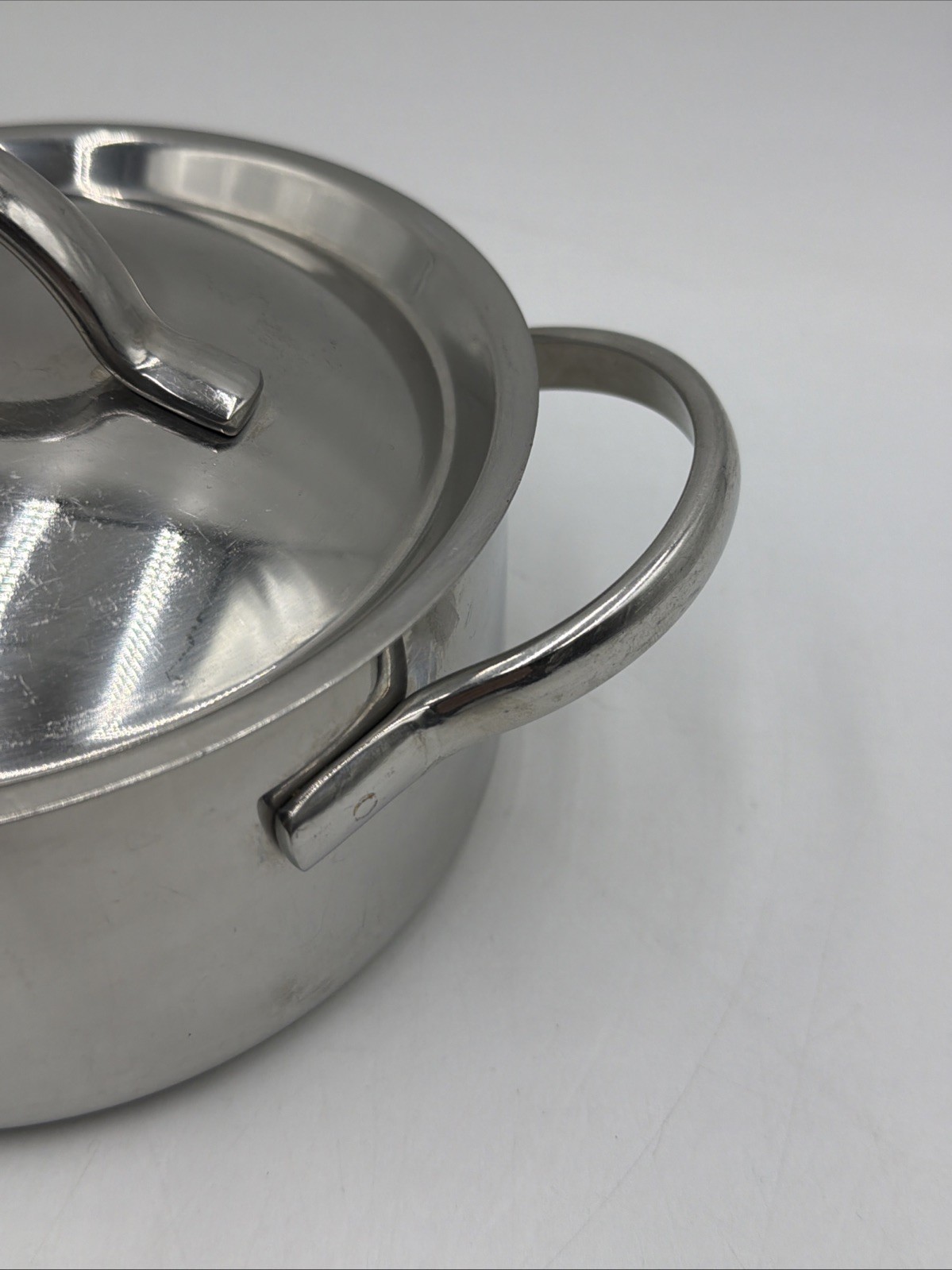 Vintage Revere Pro Line 1.5 Qt Saucepan Stainless Steel Copper Core & Lid 6725