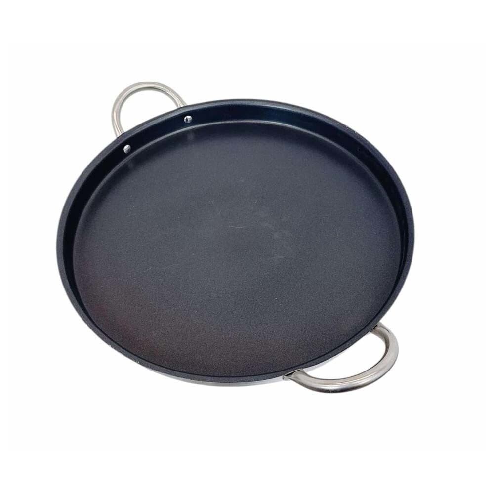 16” Stainless Steel Flat Comal Griddle – Round Non-Stick Grill & Frying Pan