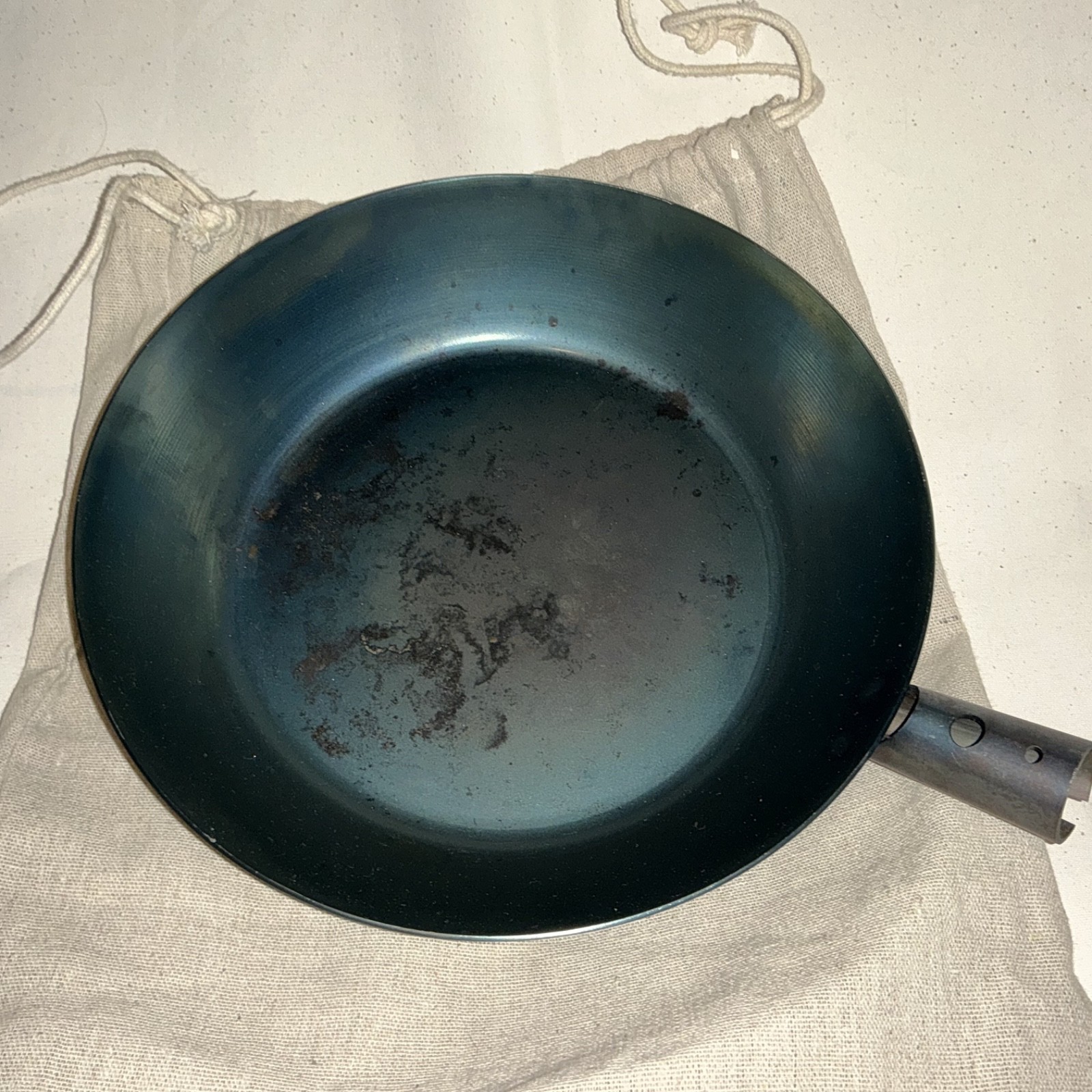 Bush Craft Bonfire Skillet Frying Pan St Pair Deep and Shallow Made in Japan