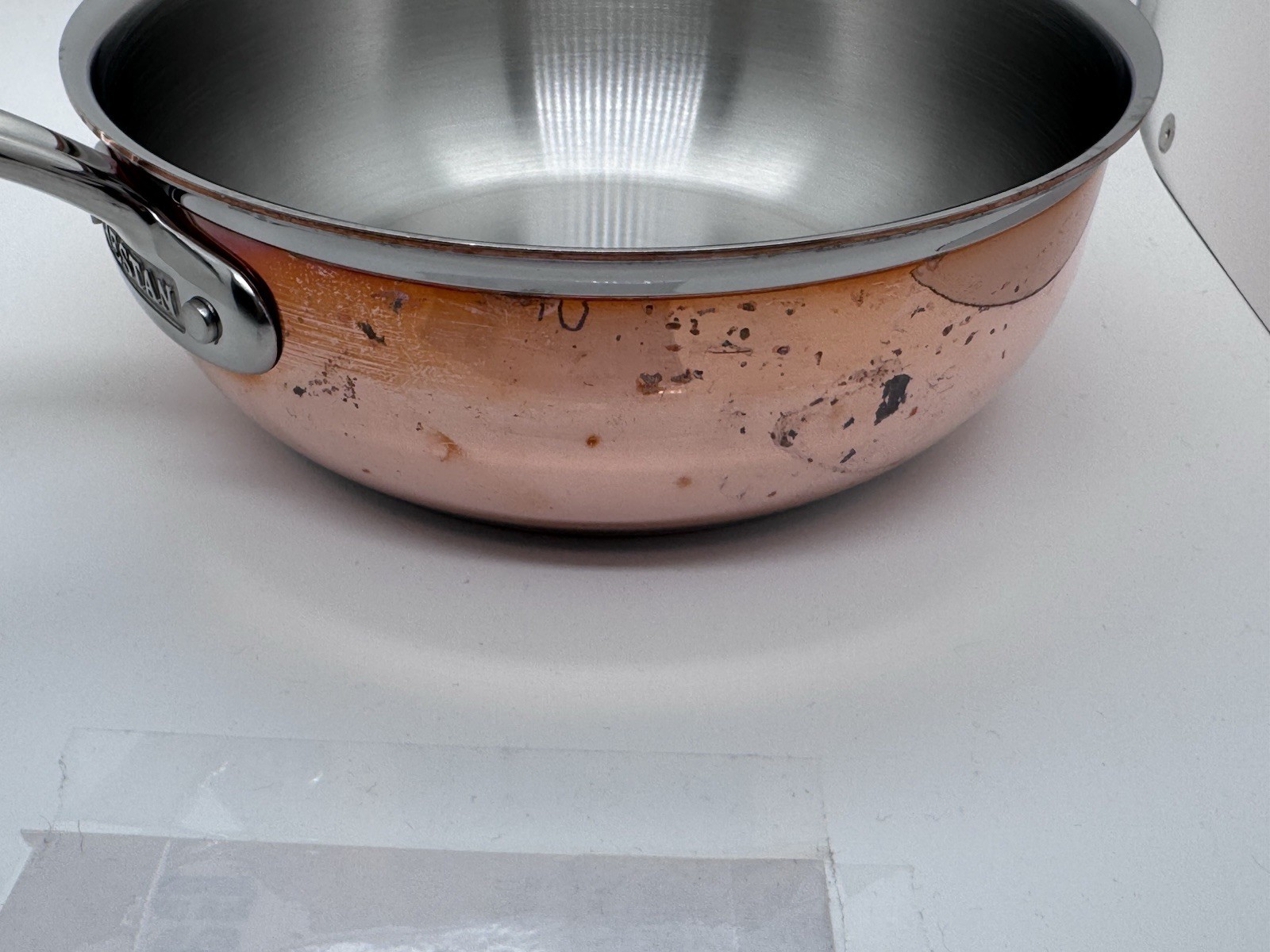 Hestan Copperbond: 11” Pan And 2qt Saucier Pot 5-ply! Made In Italy. Used Save $