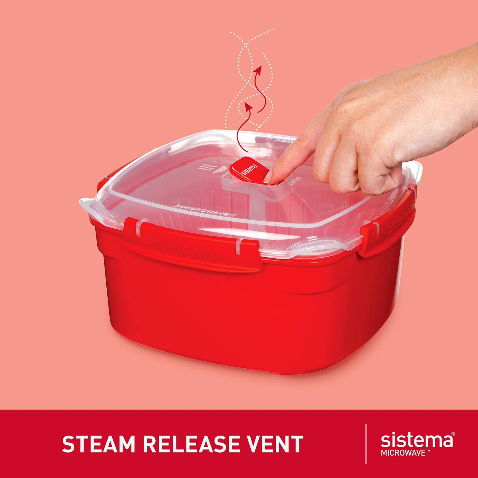 Sistema Microwave Steamer for Cooking Food and Vegetables with Steam Release …