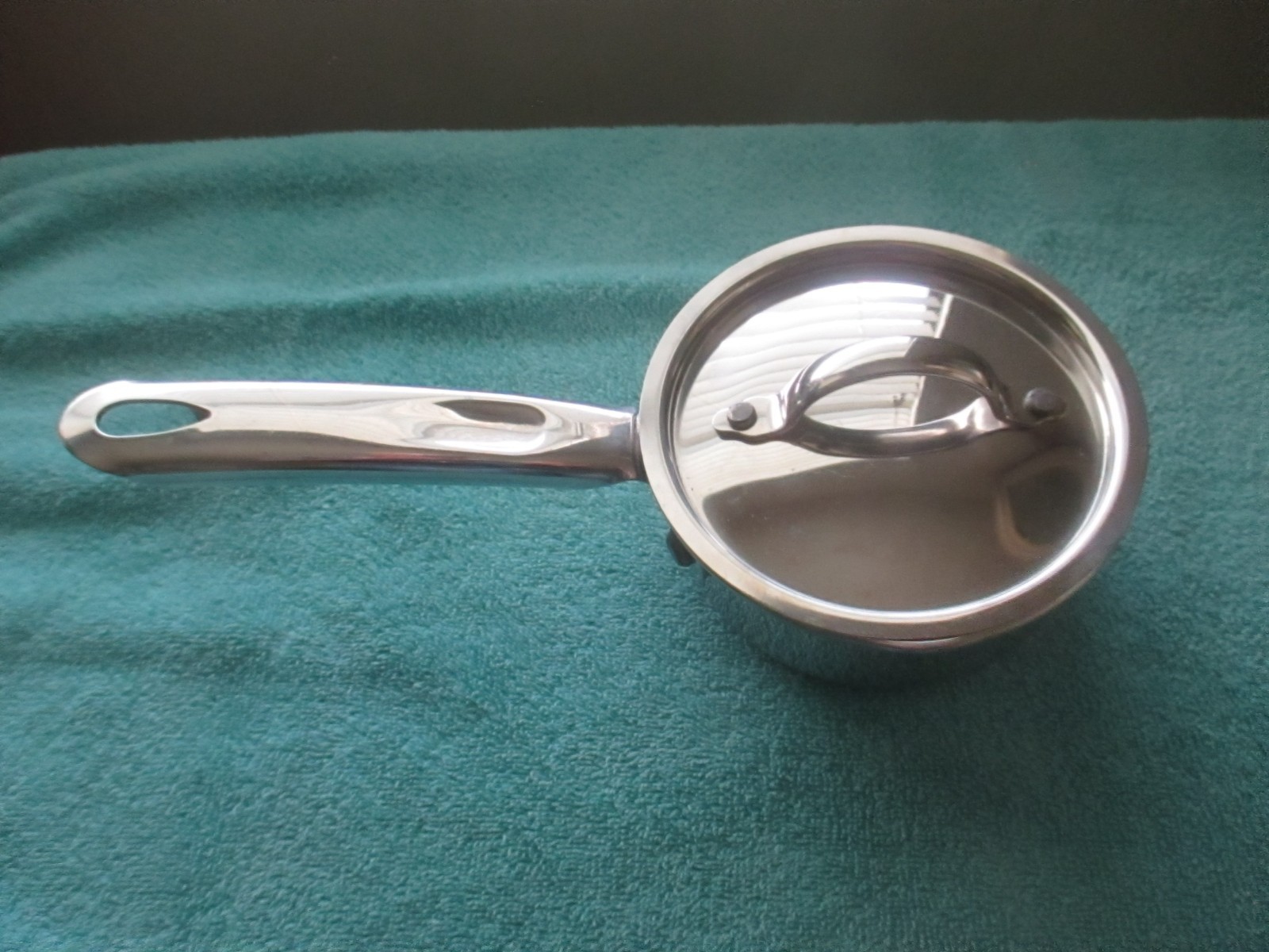 Martha Stewart Everyday 1/2 Quart Sauce Pan & Lid Stainless
