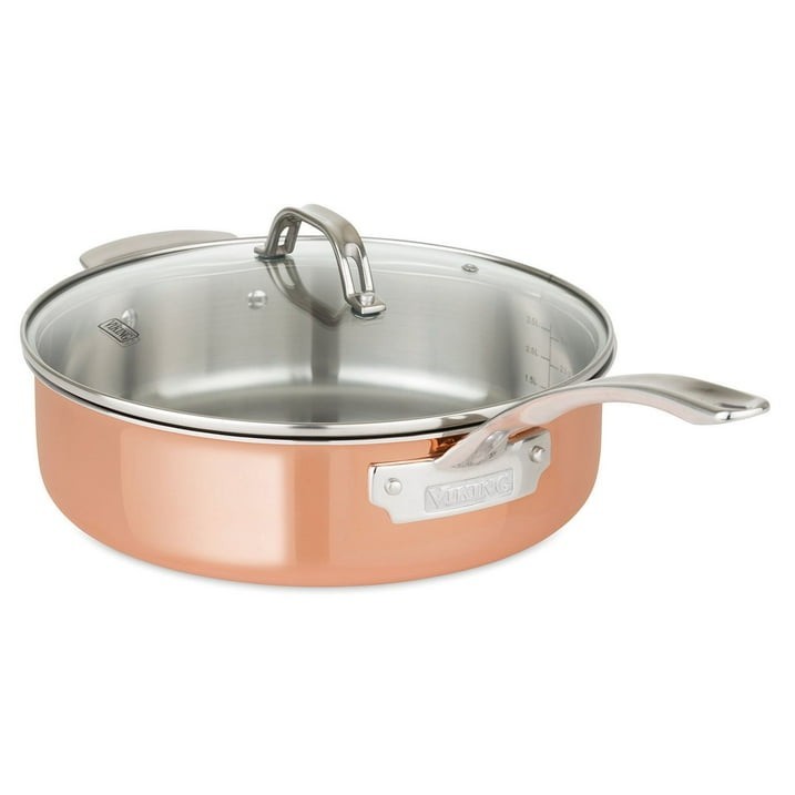 Viking 13-Piece Tri-Ply Copper Cookware Set