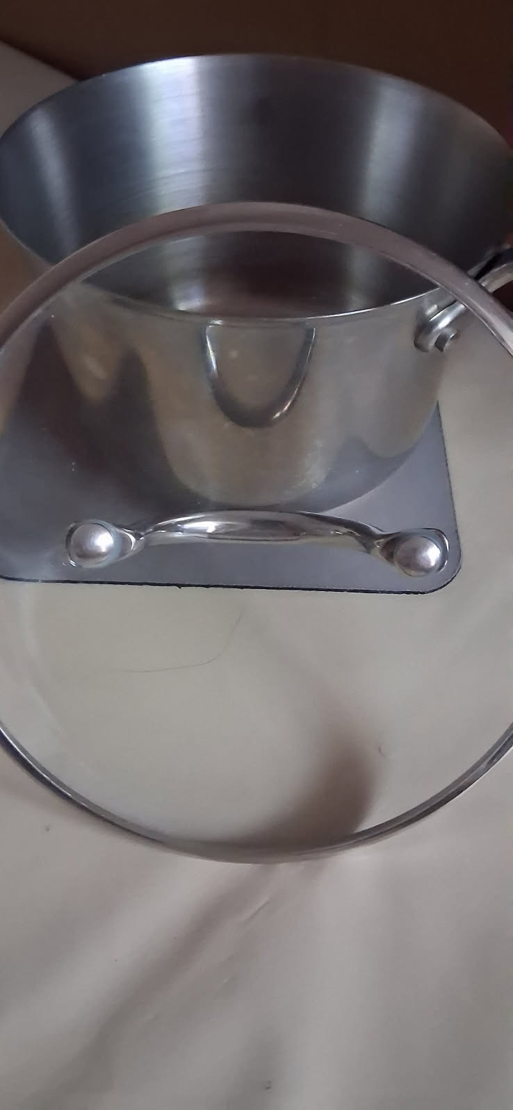 KitchenAid 5-Ply Full Cap Copper Base 31/2qt. Induction Compatible Saucepan/lid