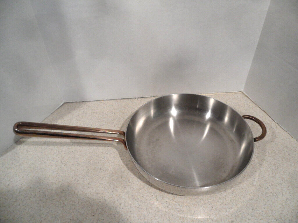 Great Jones Deep Cut 10.25″ Skillet Saute Braise Fry Frying Stainless Steel 3 Qt