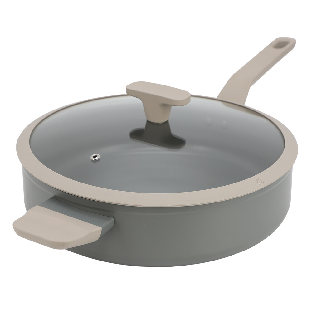 Oster 137751.02 Ambrose 4.5 Quart Nonstick Aluminum Saute Pan Lid In Matte Grey