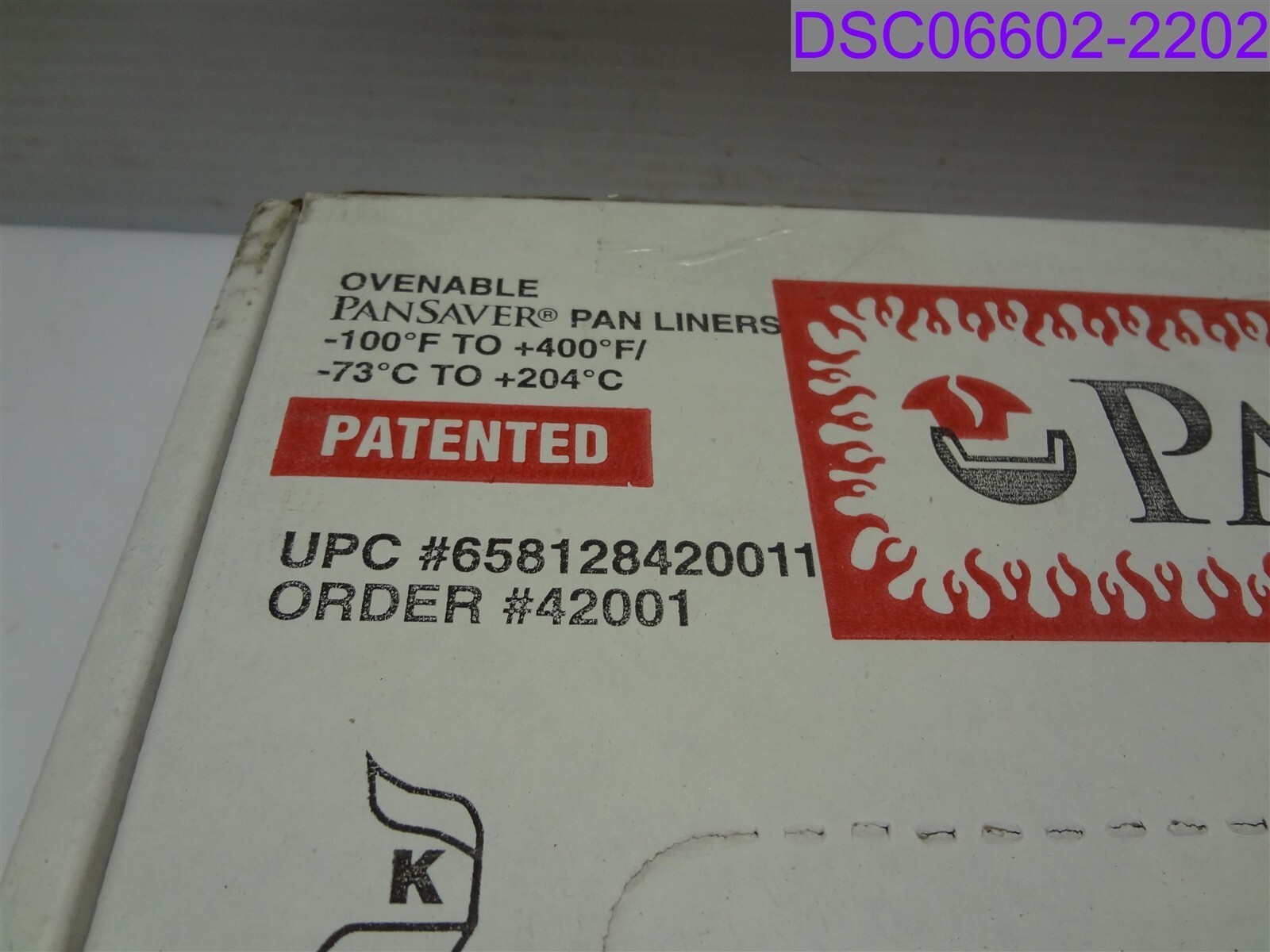 100-pack PanSaver 2.5″ x 34″ x 12″ P/N 658128420011 42001