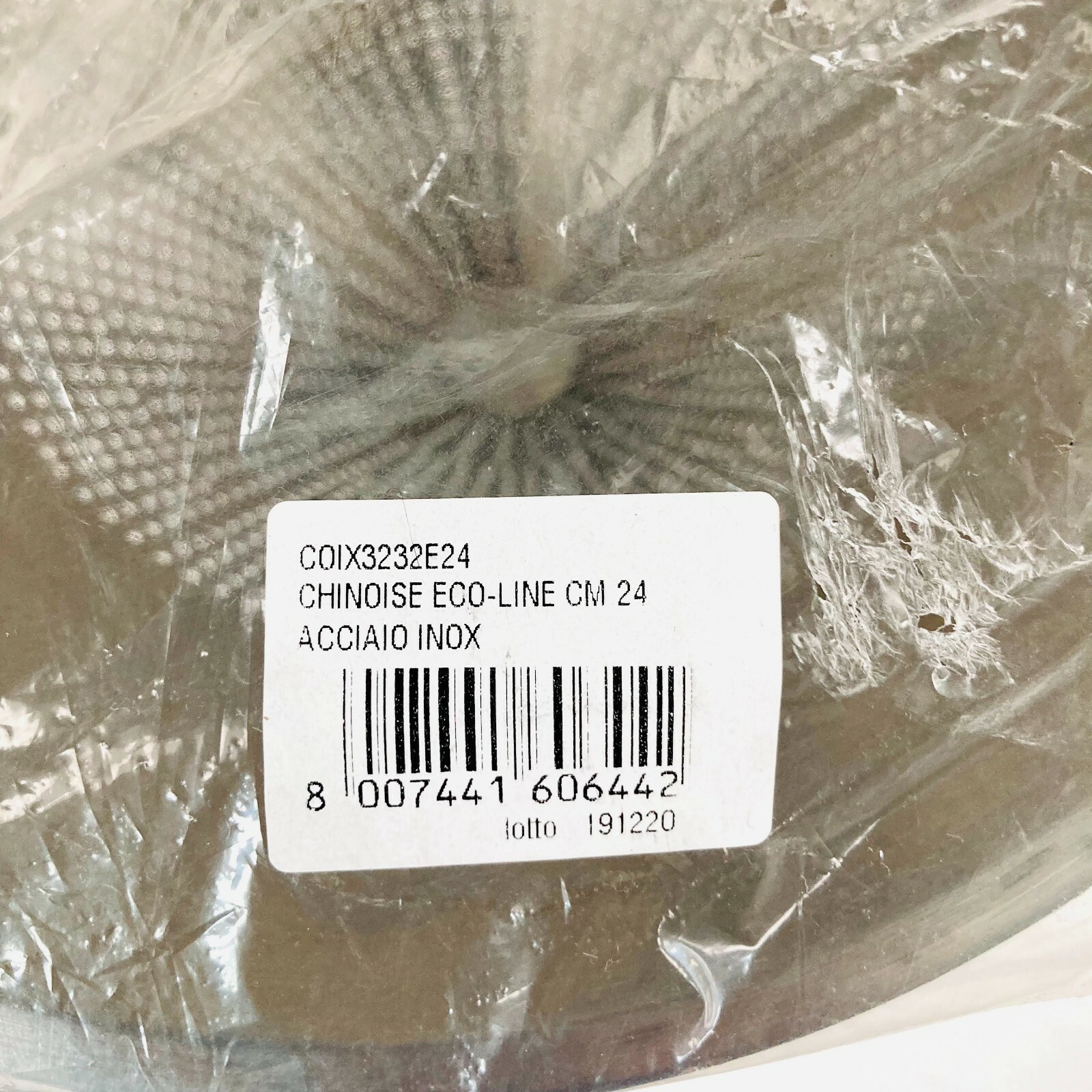 COIX3232E24 Chinoise Eco Line Steel, Silver 24 cm Acciaio inox Pointed Sieve