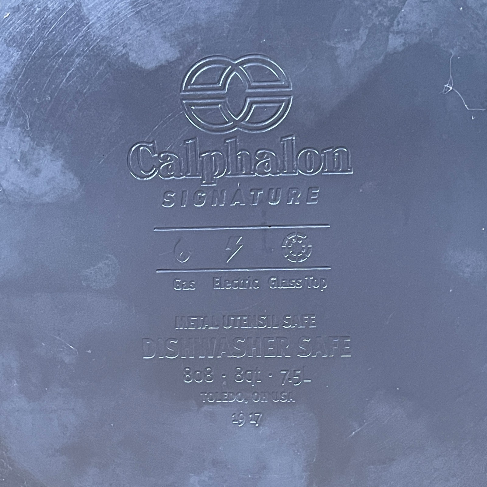 Calphalon Signature Hard-Anodized Non-Stick 8QT 7.5L Stock Pot w/ Lid Dishwasher